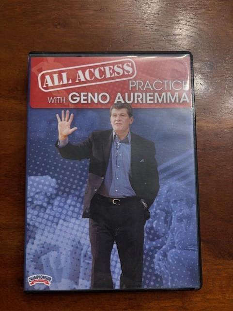 Geno Auriemma All Access UConn Basketball Practice Coaching DVD