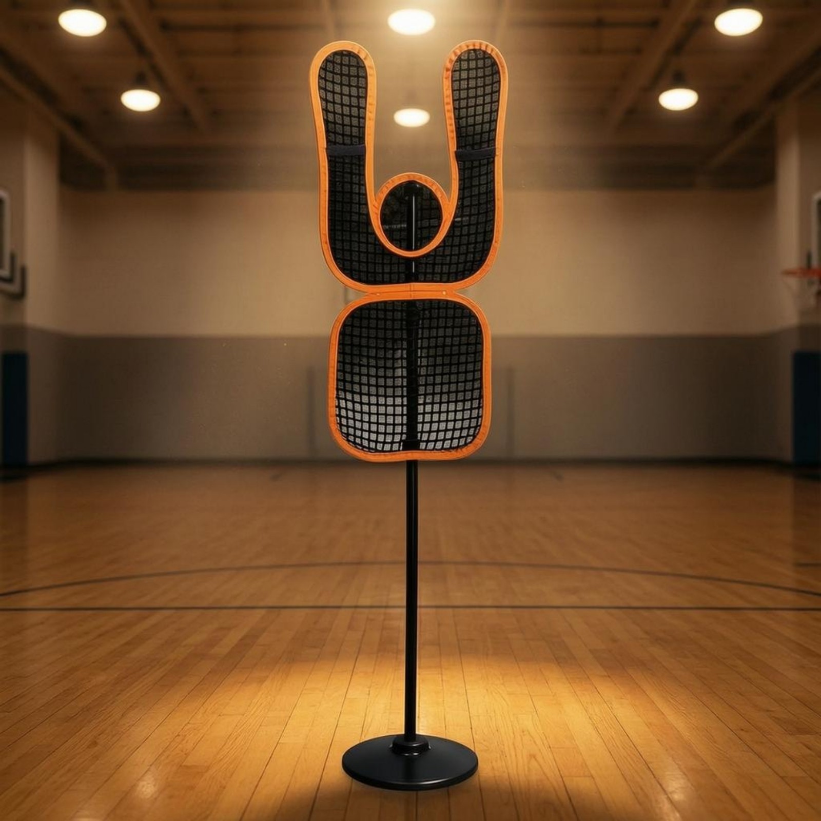 Hoop Sport Protective Wall Reinforced Seams Sports Gear Tangerine-Hued Edging