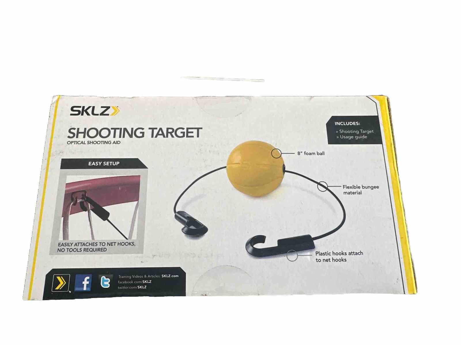 SKLZ Basketball Shooting Target – Black/Yellow NIB