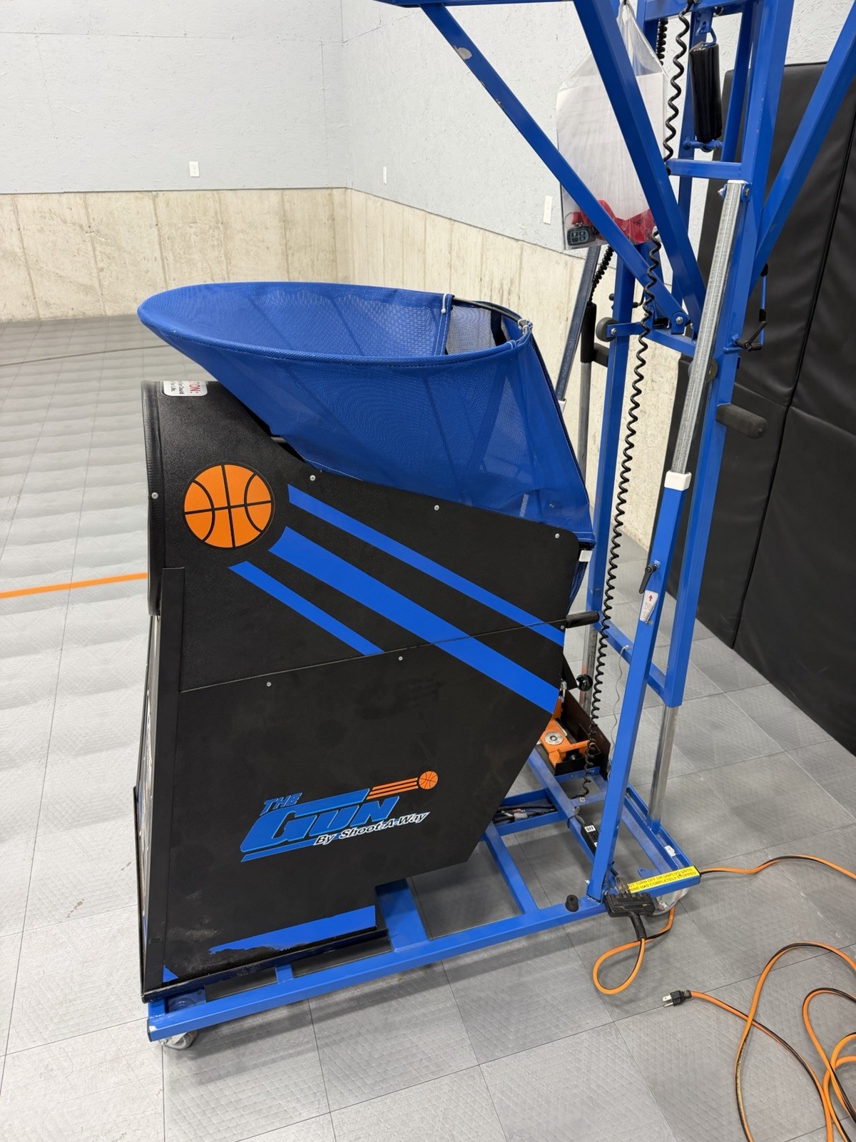 Shoot-A-Way The Gun 10K Basketball Shooting Trainer w/ Ball Return Net