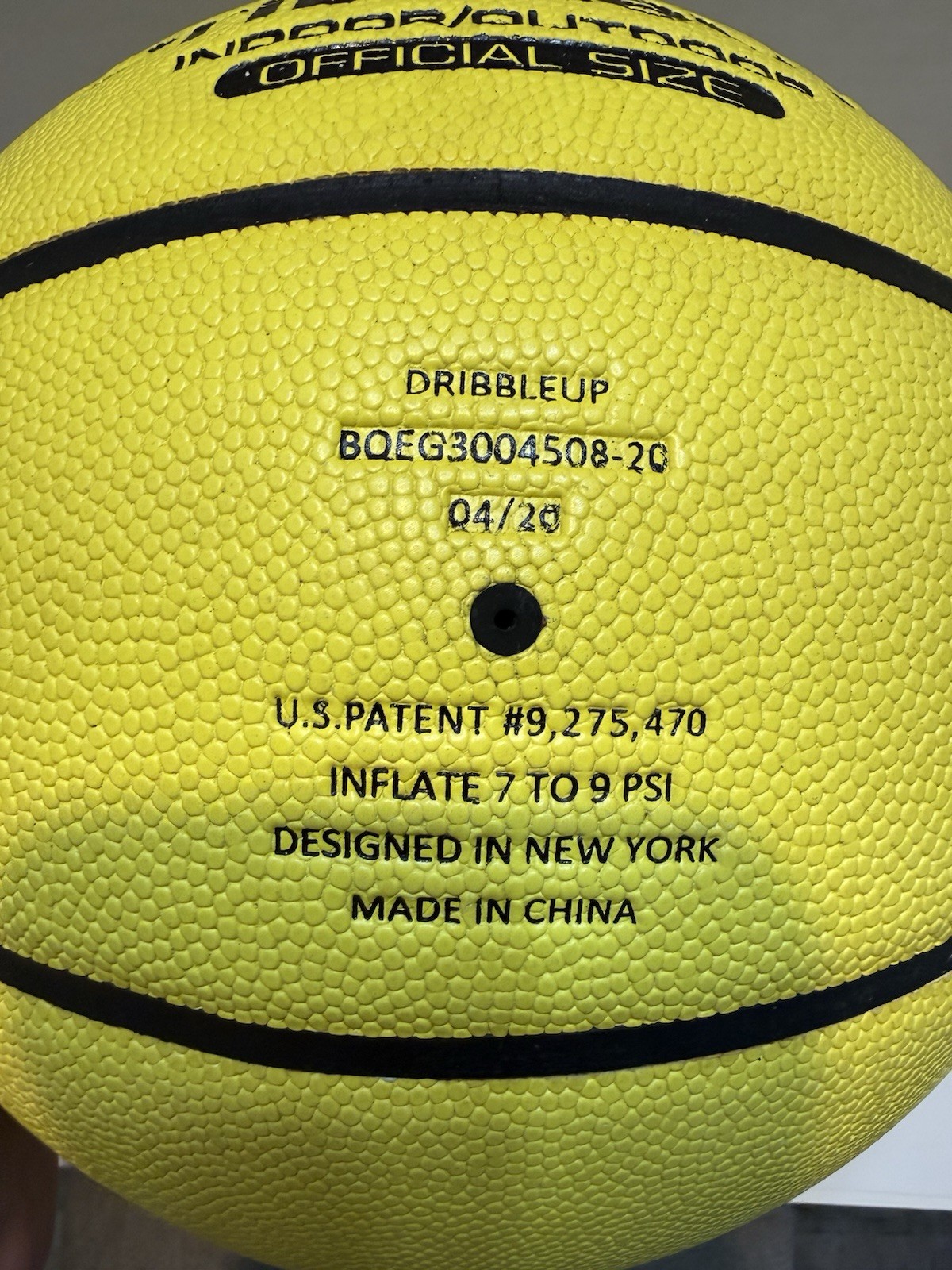 Dribble Up Smart Basketball Official Size Indoor Outdoor 29.5 Basketball