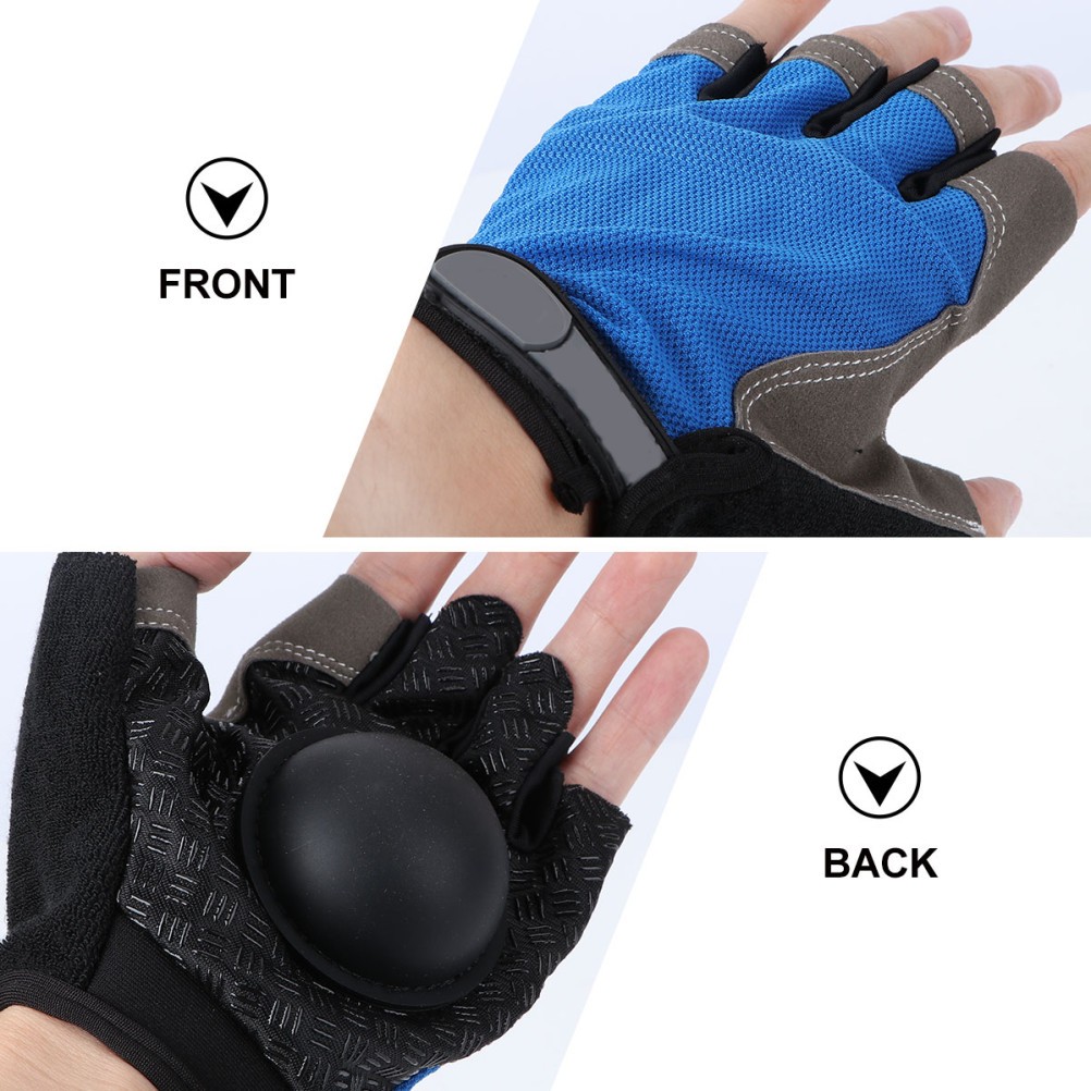 1 Pair Reusable Basketball Training Gloves Blue Comfortable Shooting Aid