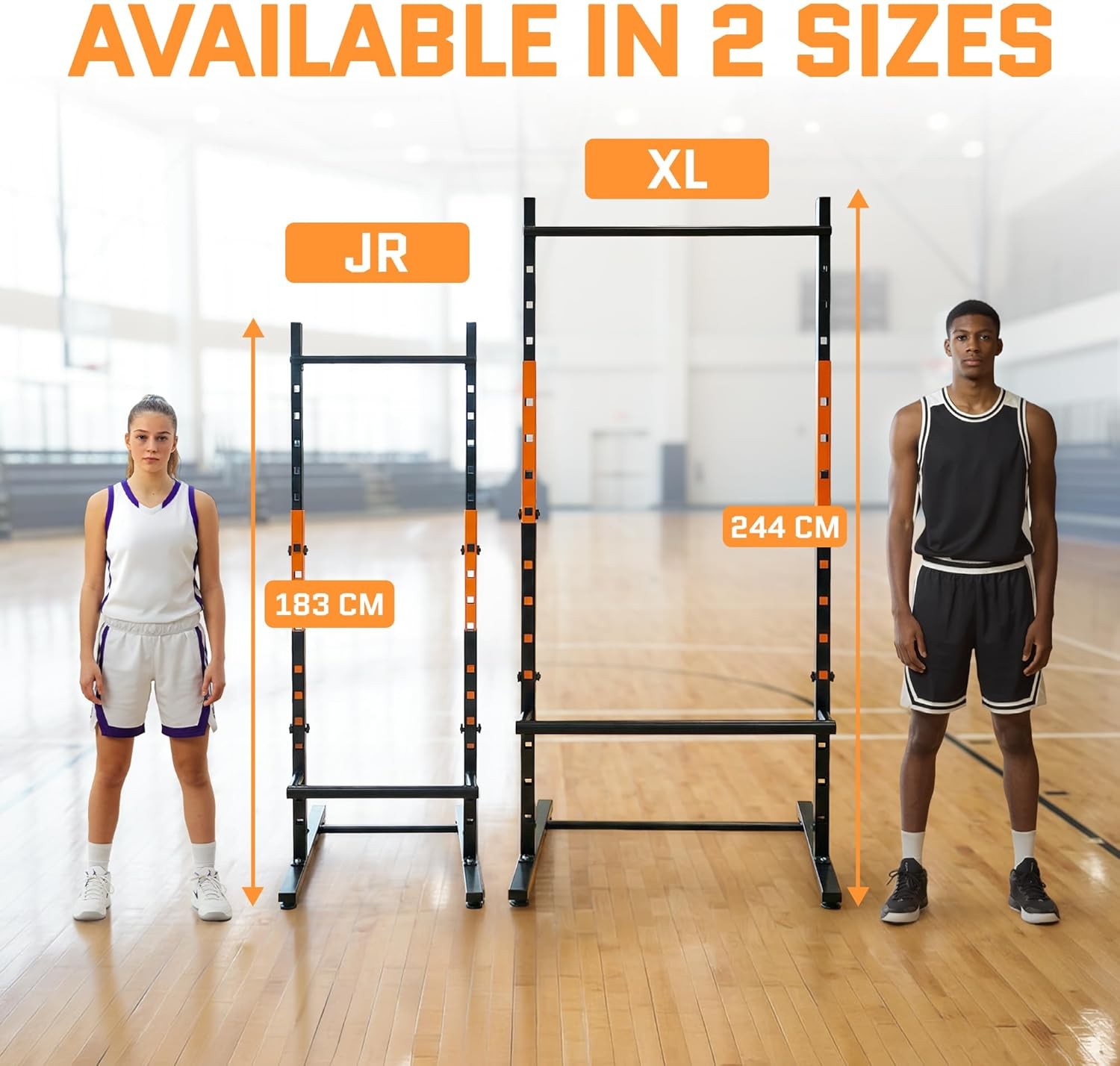 Basketball Shooting Trainer W/ Adjustable Crossbar – Improve Shot Arc Form