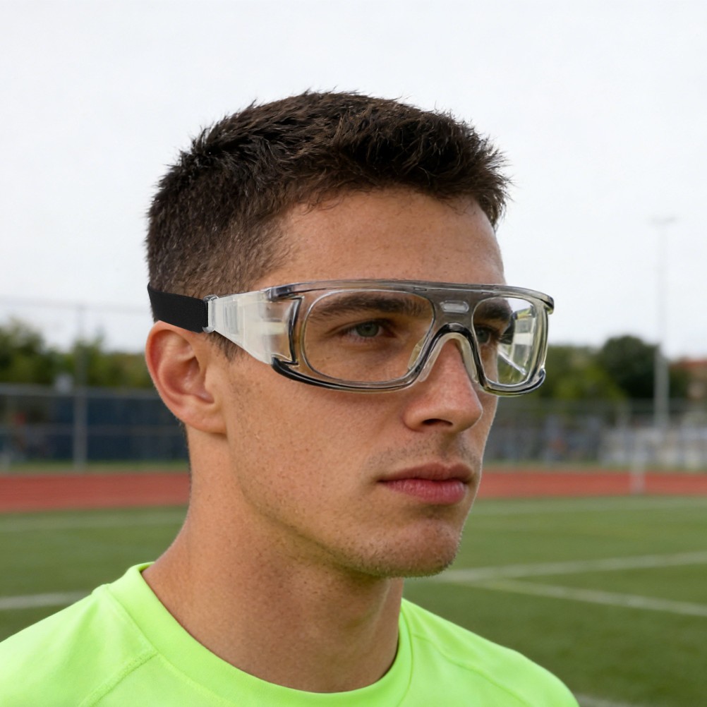 Pack of Clear Basketball Dribbling Goggles with Adjustable Strap Durable Pc