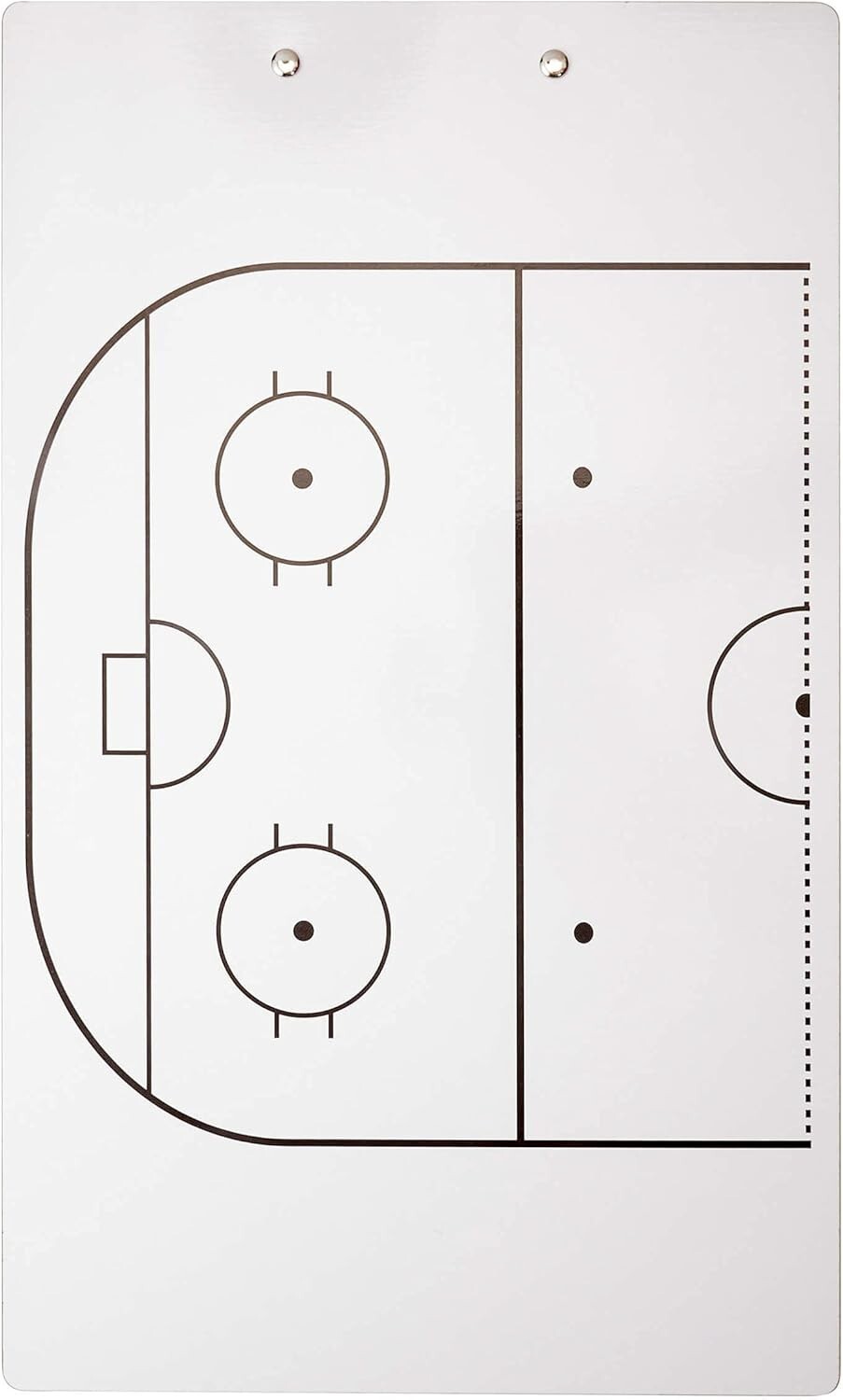 Murray Sporting Goods Dry-Erase Double Sided Hockey Marker Board Clipboard