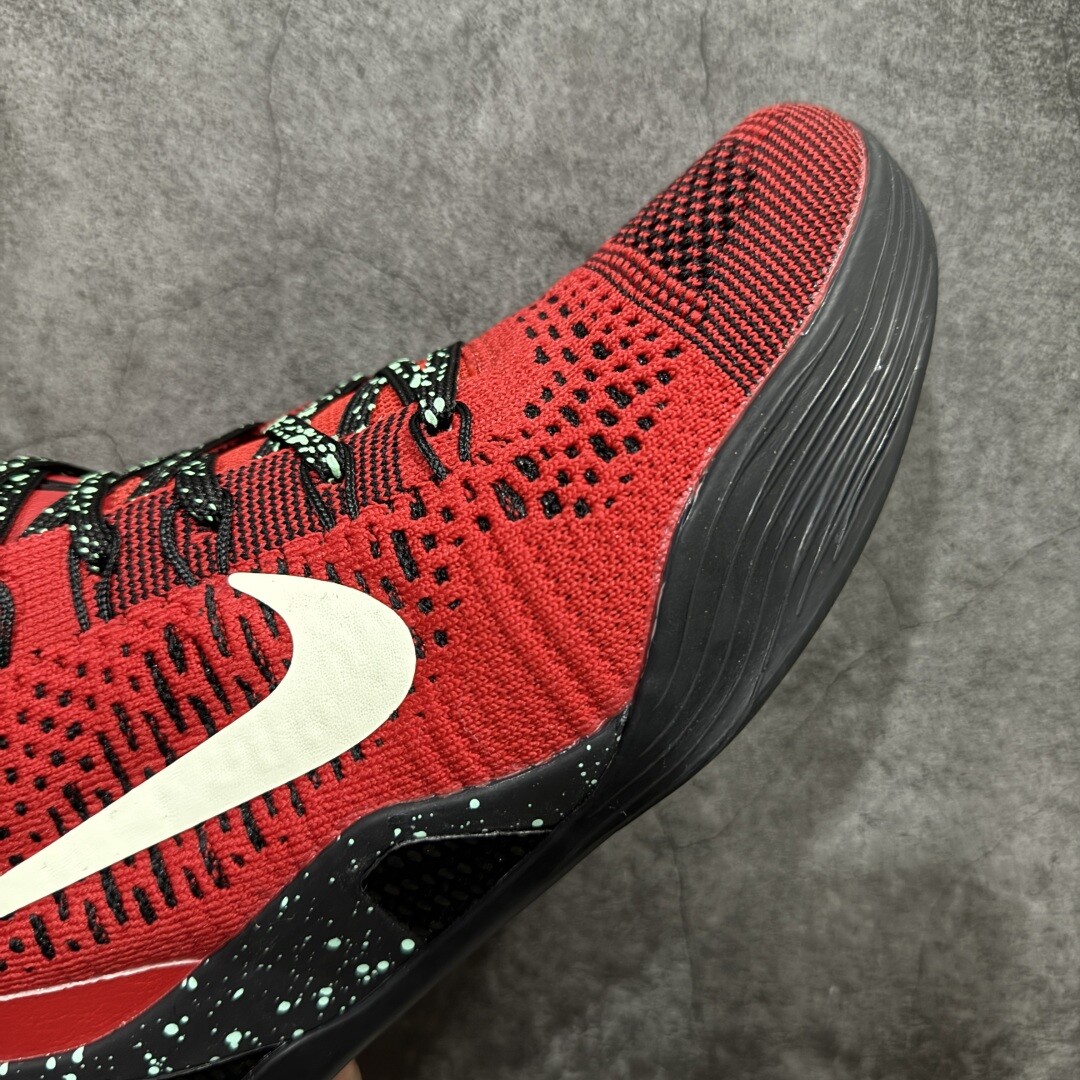 New NK Zoom Kobe 9 Elite Low Beethoven Red Mens Womens Athletic Shoes Authentic