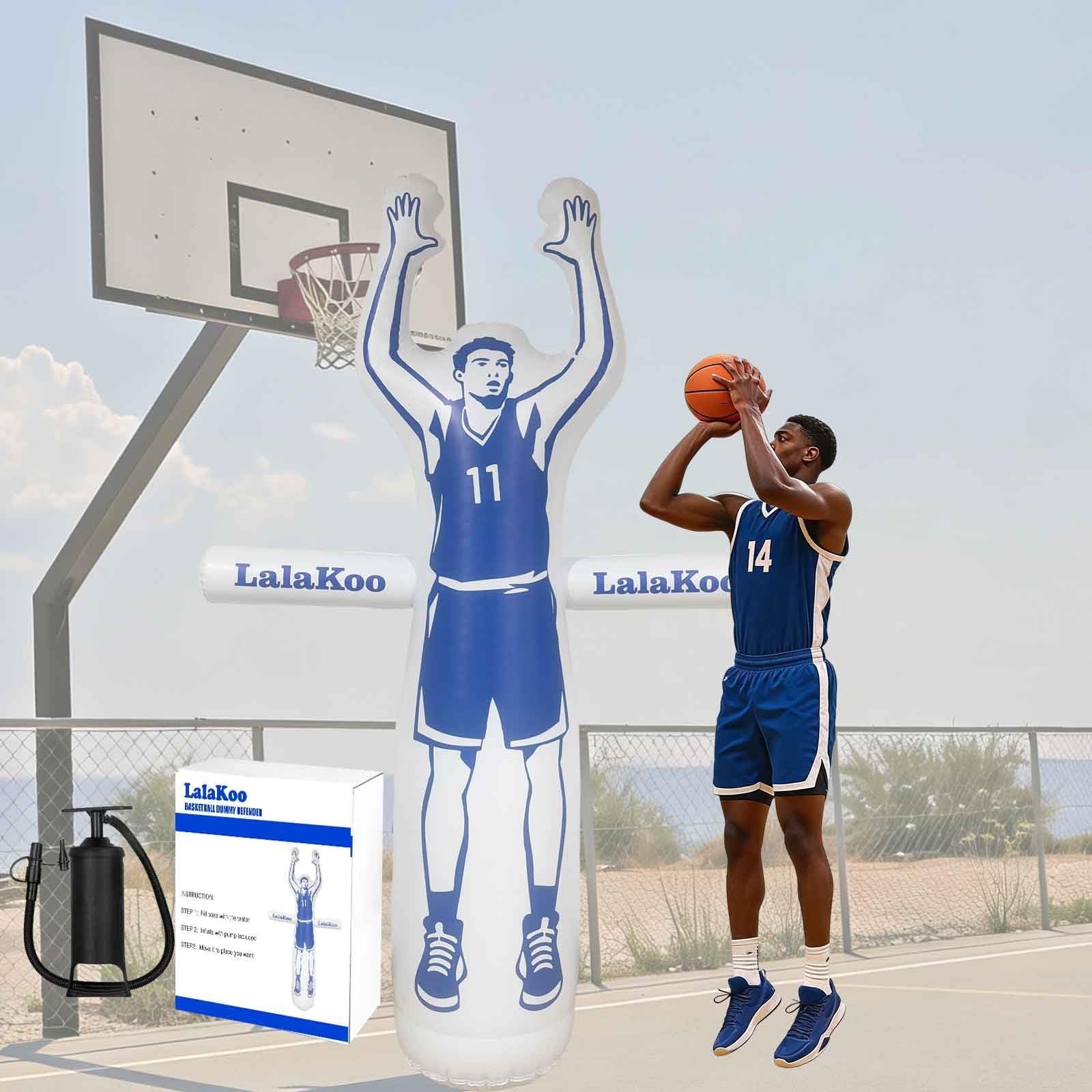 Inflatable Basketball Dummy Defender Tumbler Big Size 7.6FT Huge Basketball T…