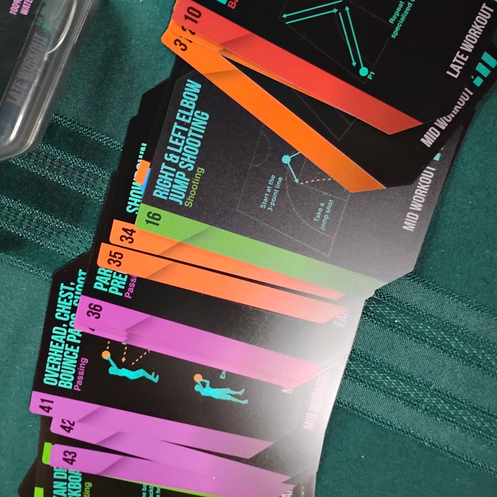 Hot Shots Basketball Drill Cards Deck for Training Skill Development – R