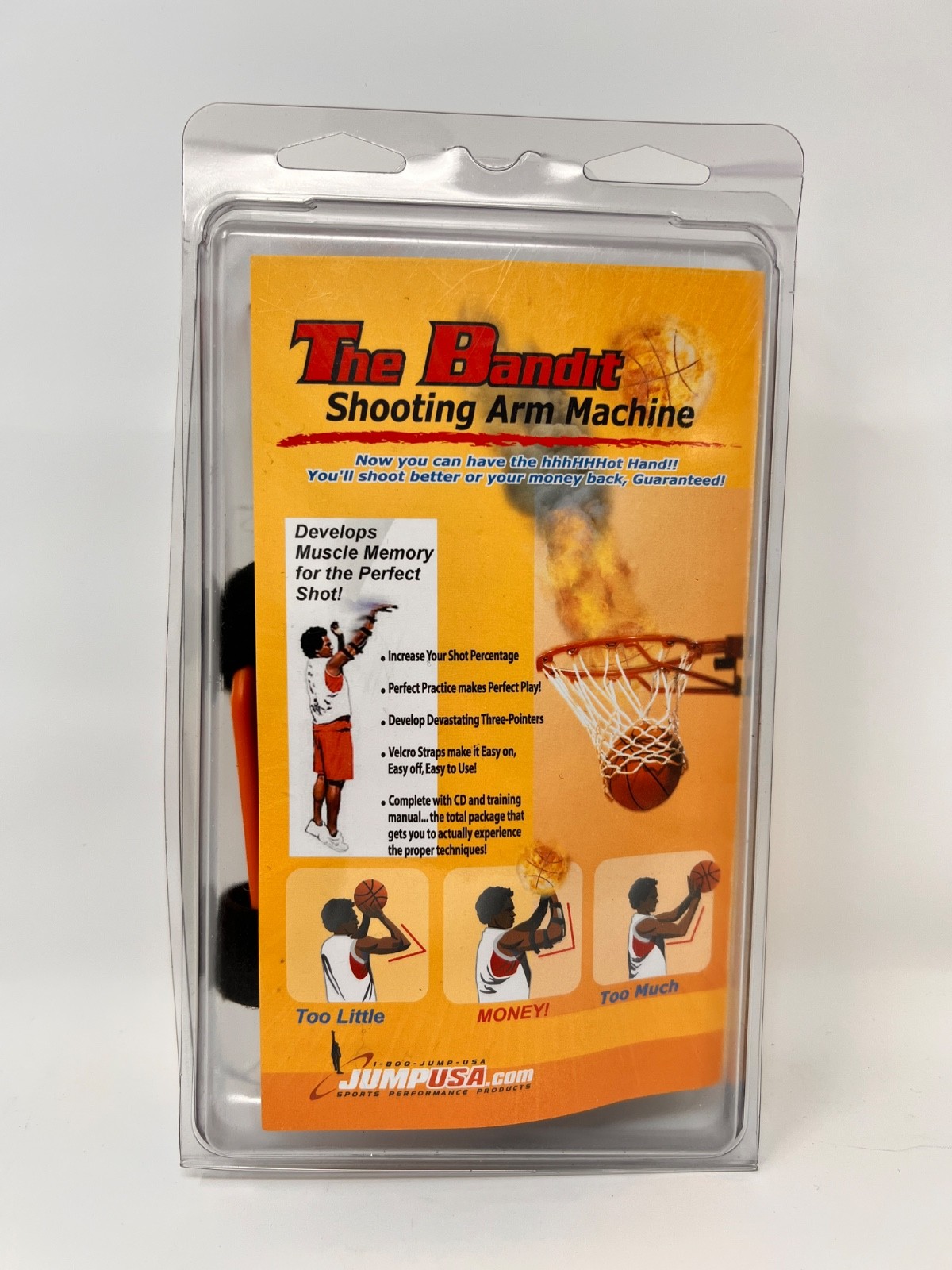 Bandit Shooting Arm Machine Basketball Shot Trainer JumpUSA Training Aid Complet