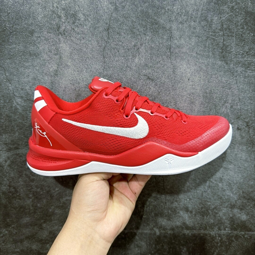 New NK Zoom Kobe 8 Protro “University Red” Mens Womens Athletic Shoes Authentic