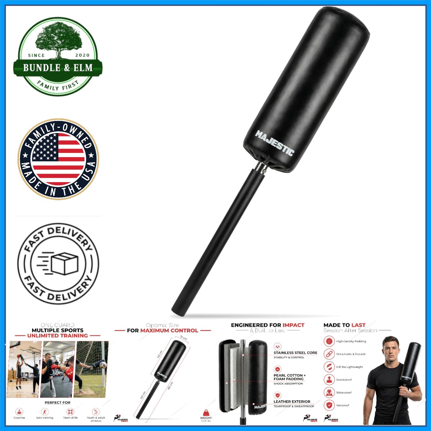 Contact Stick for Basketball, Football, Soccer, MMA – Lightweight Training Pad