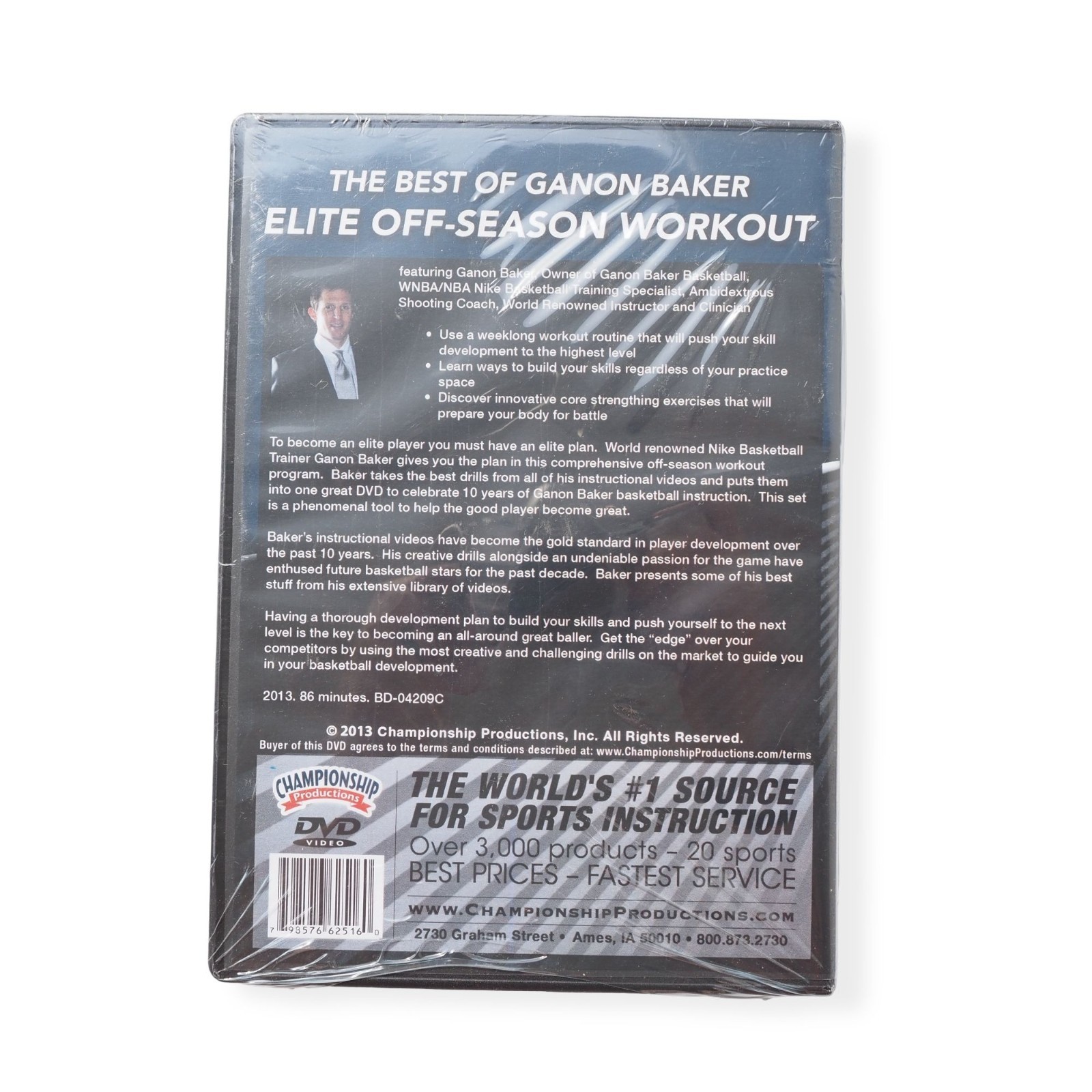 Championship Productions The Best of Ganon Baker: Elite Off-Season Workouts DVD