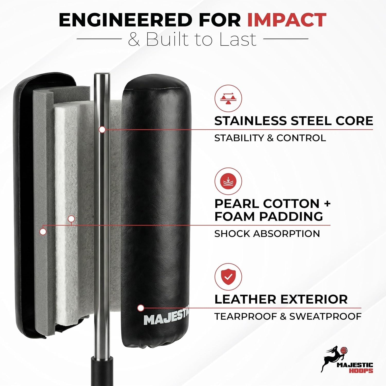 Contact Stick for Basketball, Football, Soccer, MMA – Lightweight Training Pad