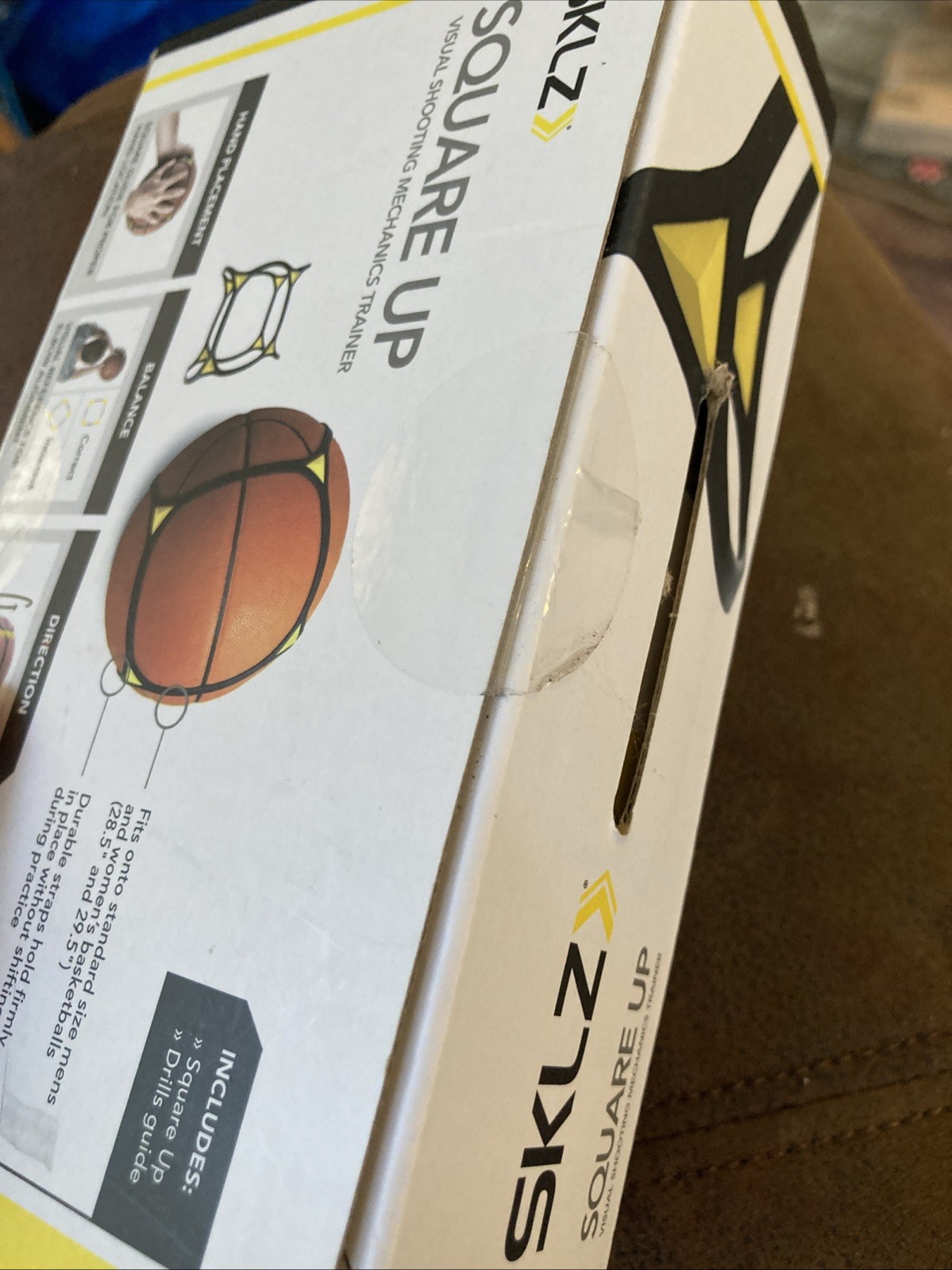 Basketball Visual Shooting Mechanics Trainer Hoops NBA NCAA SKLZ Square Up NEW