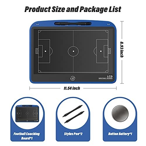 13.5″ Electronic Tactical Board for Football & Basketball Coaching, LCD Strategy