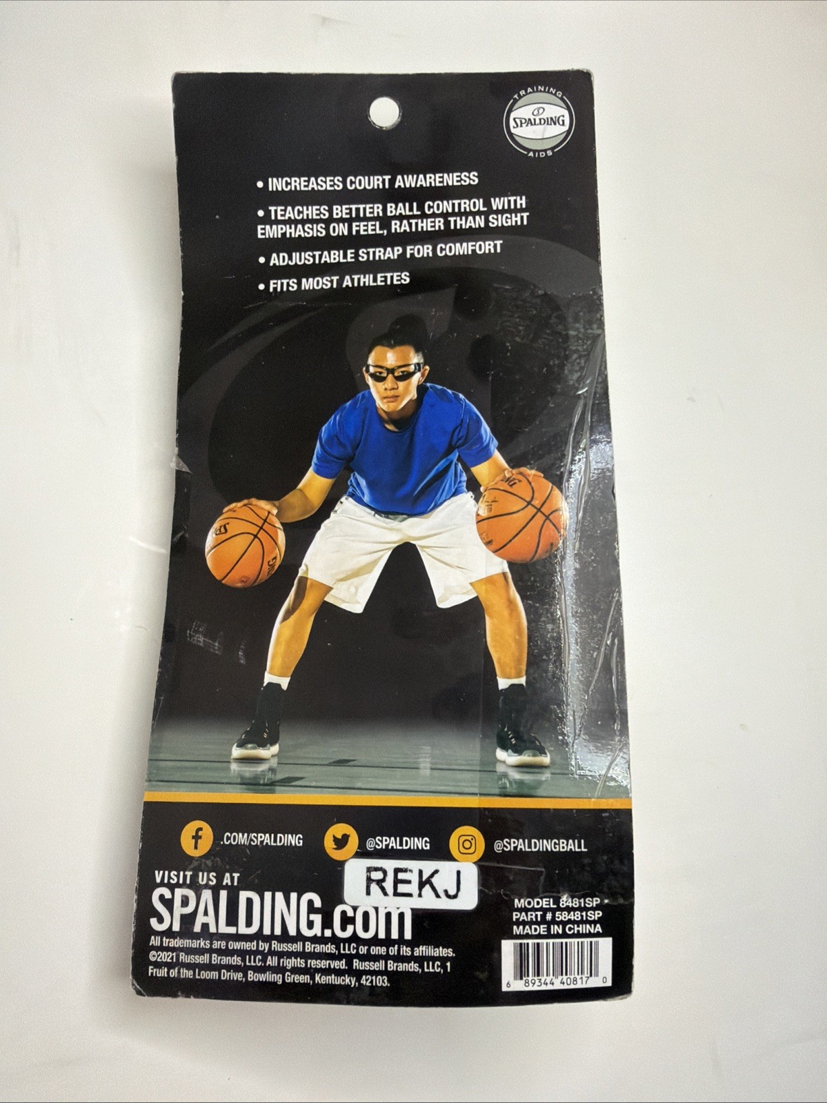 Spalding Dribble Goggles Basketball Training Aid Basketball Goggles NEW