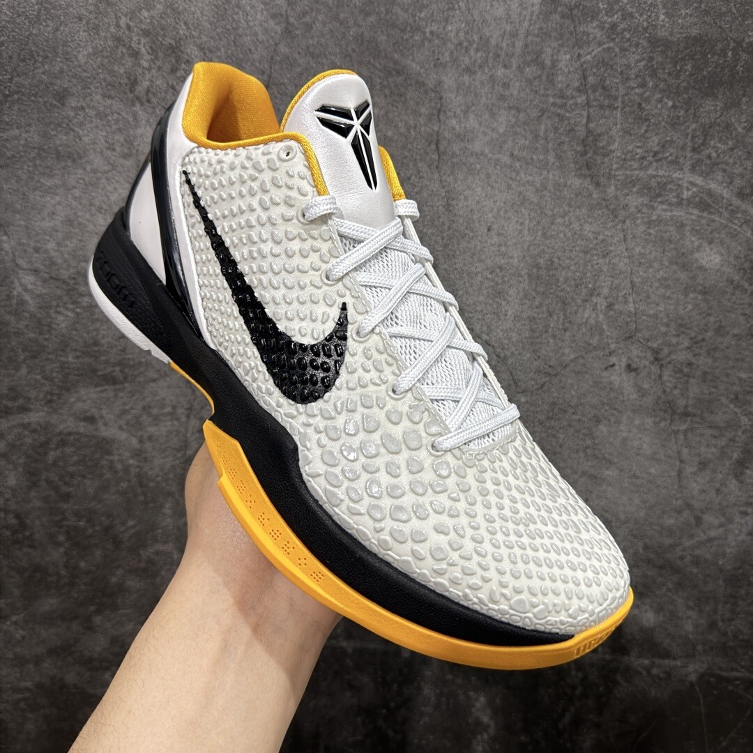 New NK Zoom Kobe 6 VI Protro “DEL SOL” WhiteCW2190-100 Mens Shoes Authentic