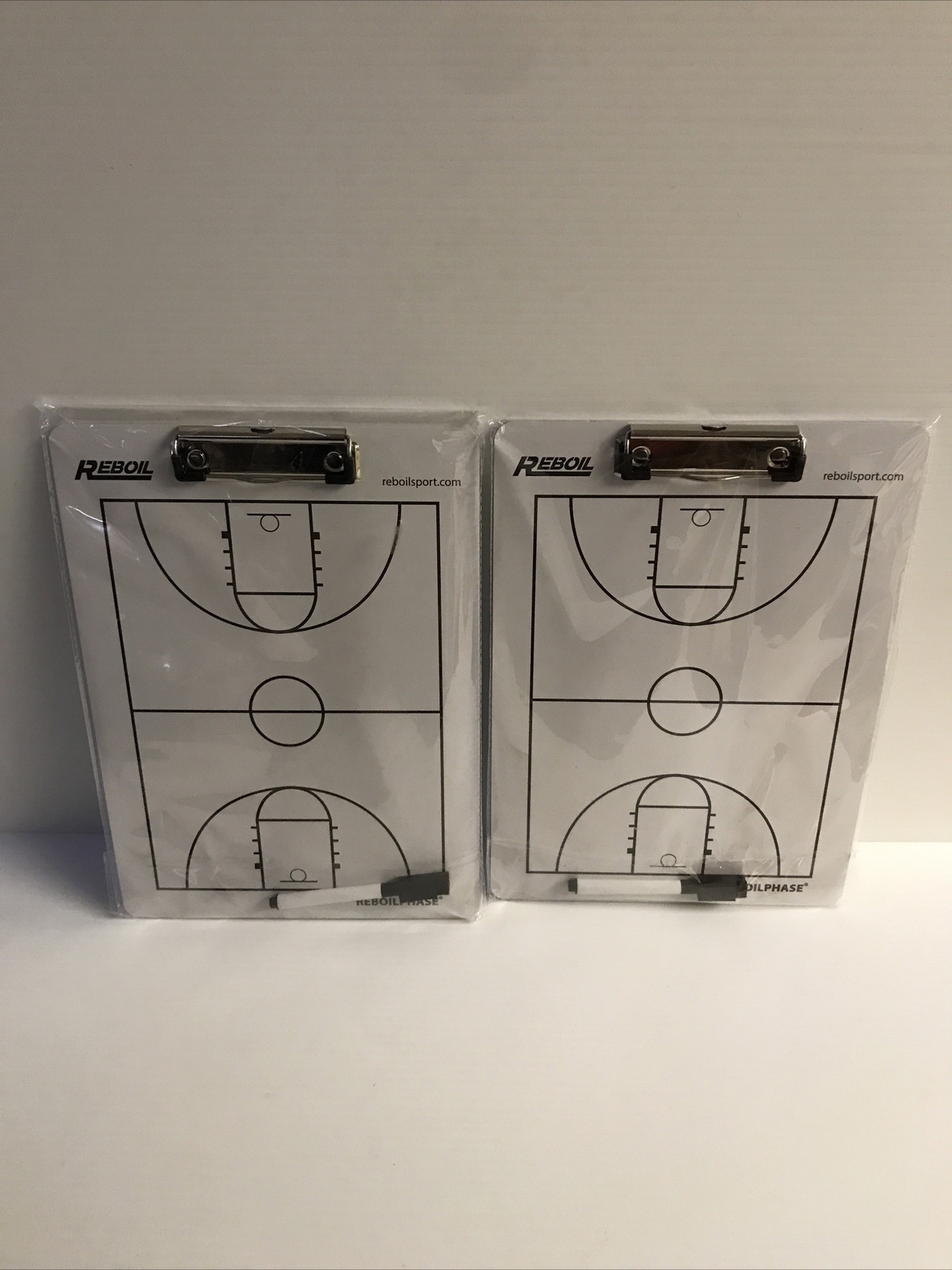 Lot of 2 Reboil Coaching clipboard Basketball And Volleyball 2-Sided & Pen -NWOT