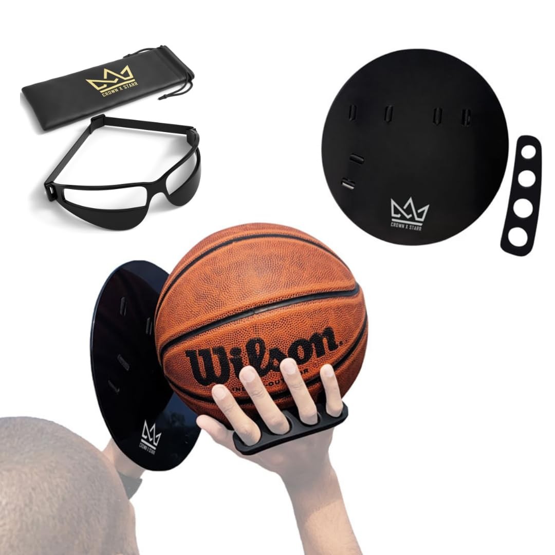 Crown x Starr Basketball Shooting Off Hand Trainer – Black