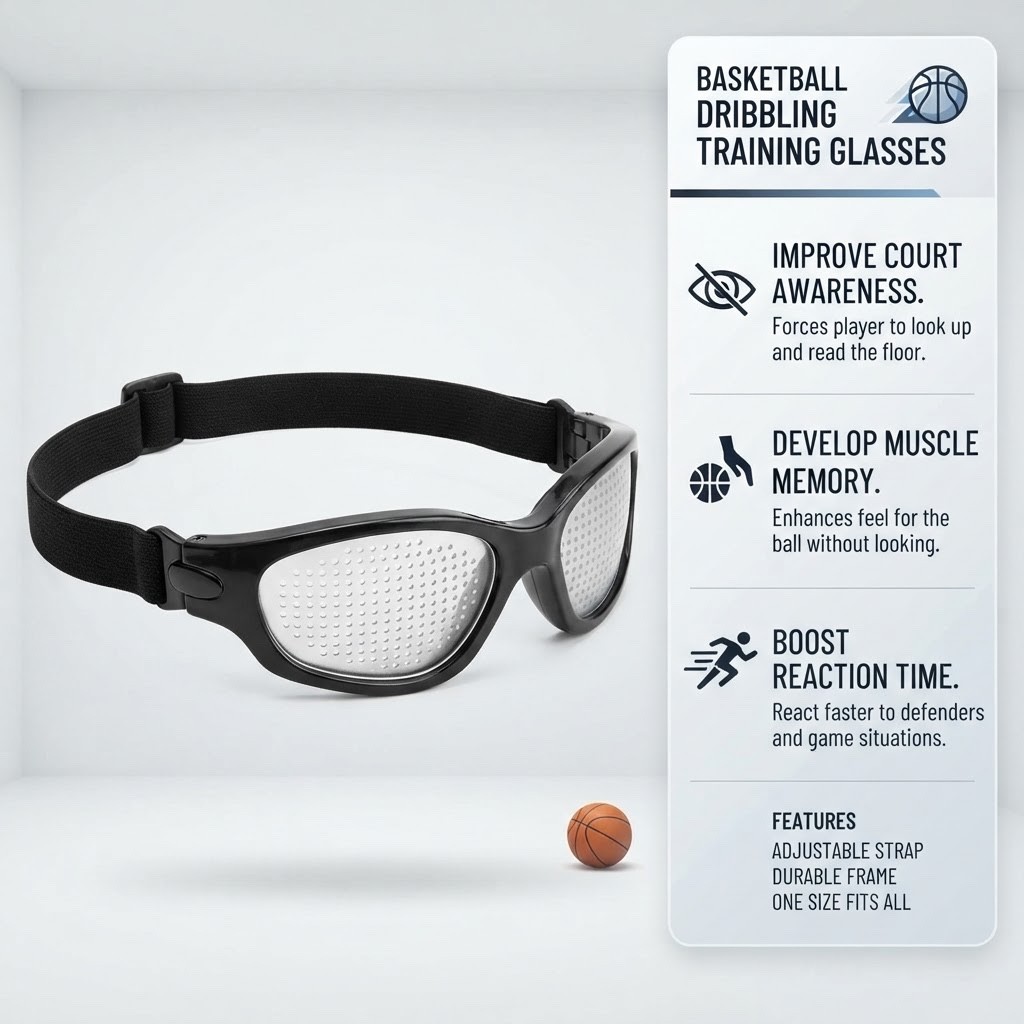 Basketball+Dribbling+Training+Glasses+Anti-Glare+Ball+Handling+Trainer+Goggles