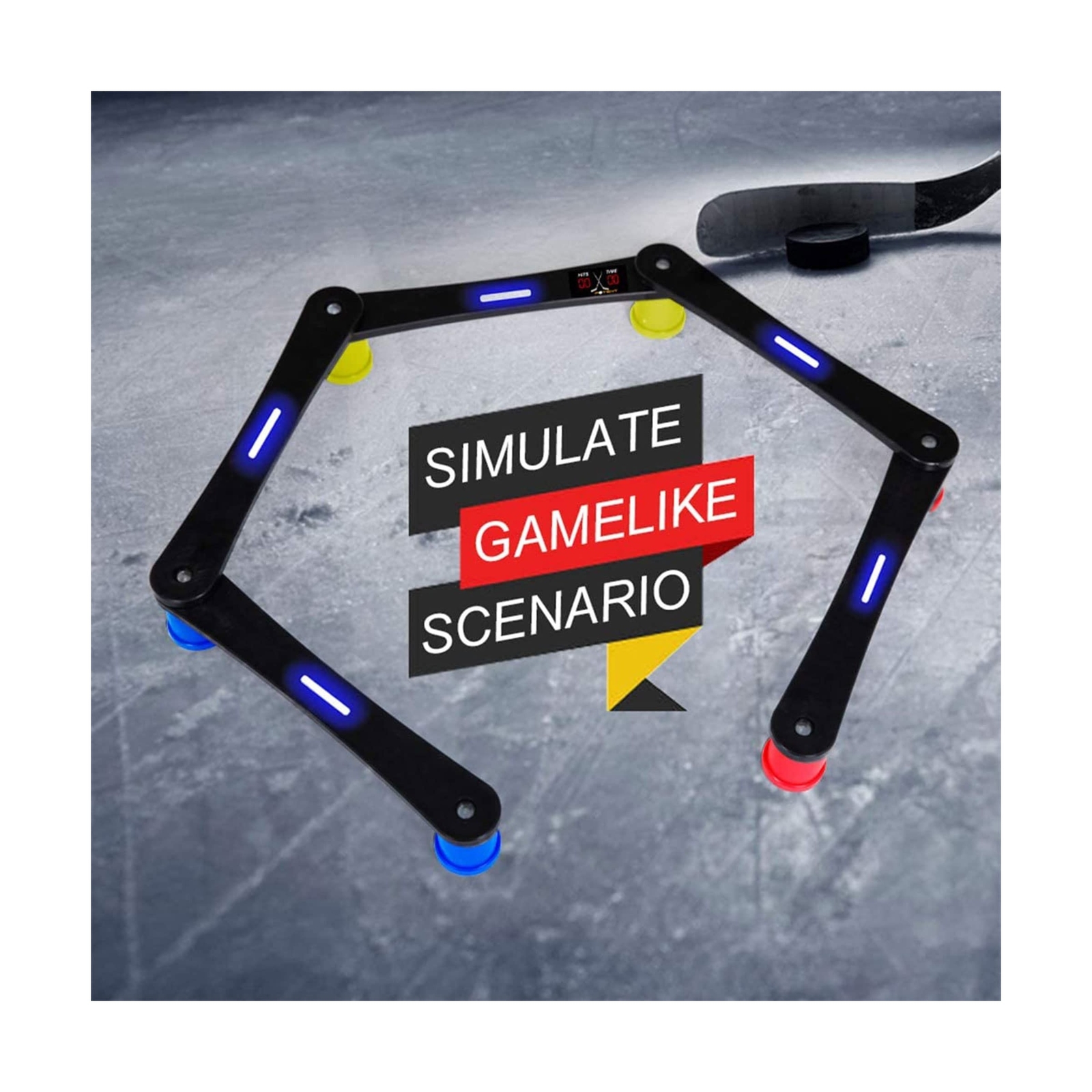 Potent Hockey Training Equipment – Digital Stickhandling Trainer – Portable S…