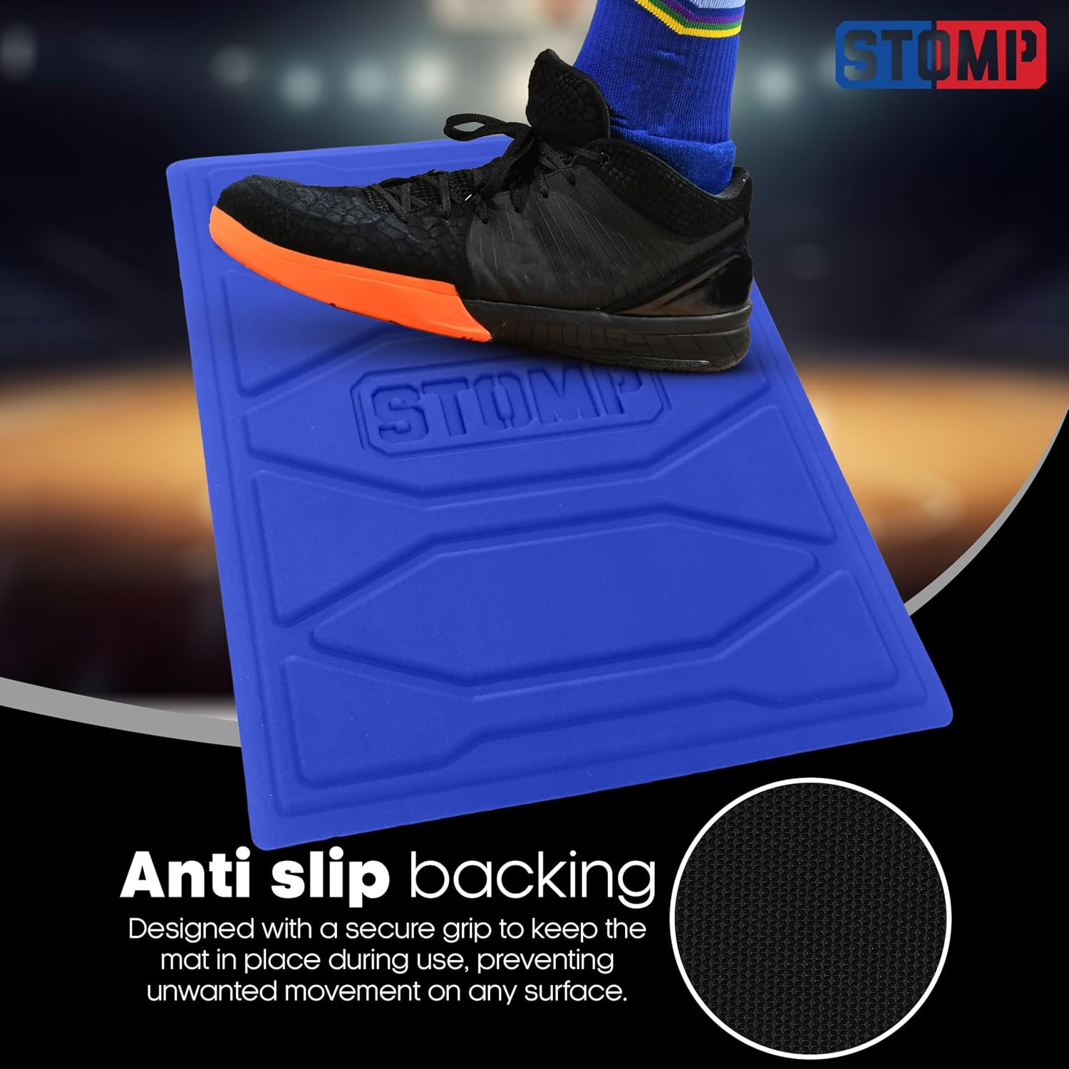 Athletics Mini Reusable Traction Mats for Basketball & Volleyball Shoes – 2-Pack