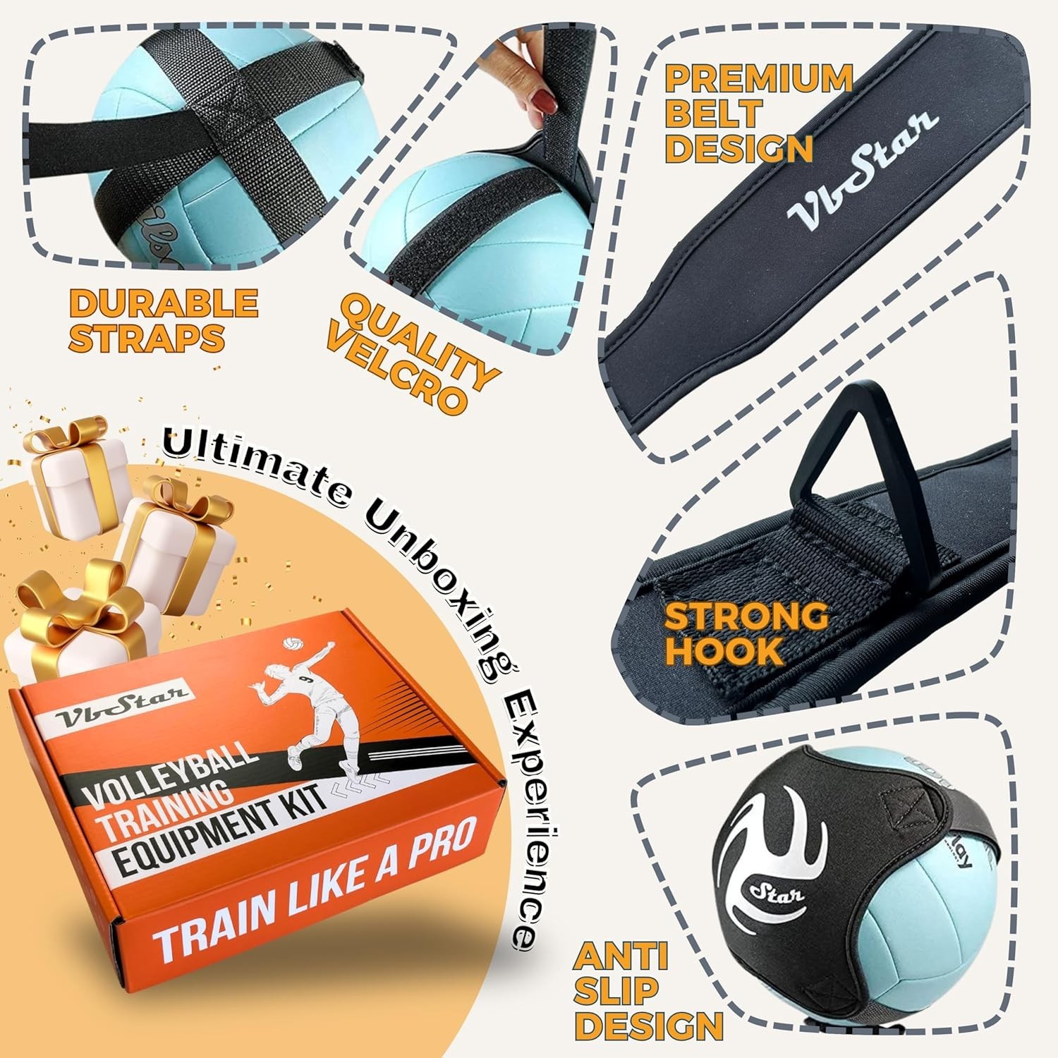 Volleyball Training Equipment Aid – Practice Your Serving, Setting & Spiking …