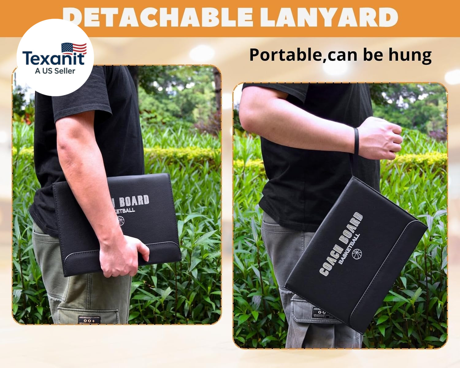 Magnetic Basketball Coaching Board Coaches Clipboard Tactical Board Kit with Dry