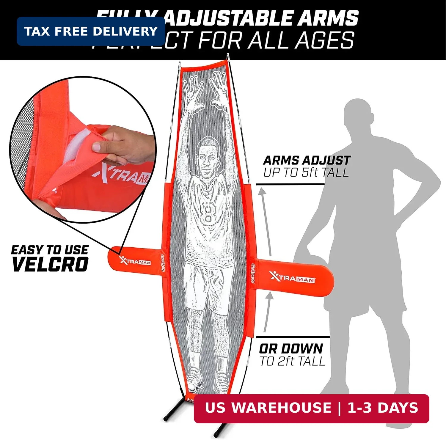 GoSports XTRAMAN Basketball Dummy Defender Training Mannequin