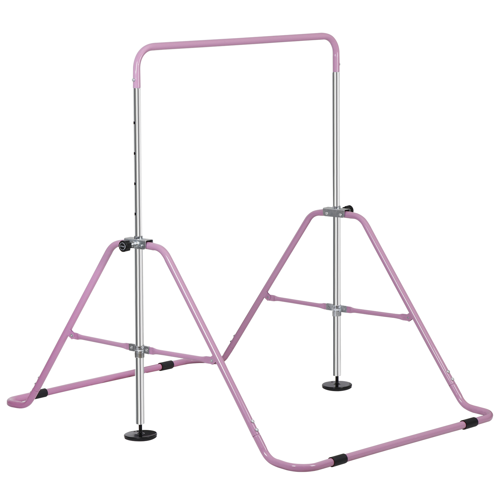 Gymnastics Training Bar Height Adjustable 35″ to 51″ Horizontal Kip Bar for Kids