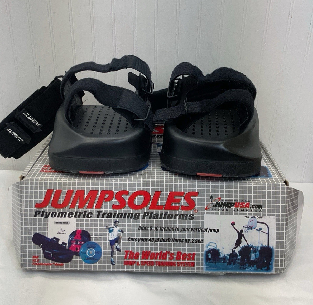 JumpSoles Plyometric Platform Jump Speed Training Shoes Men’s Size Large 11-14.5