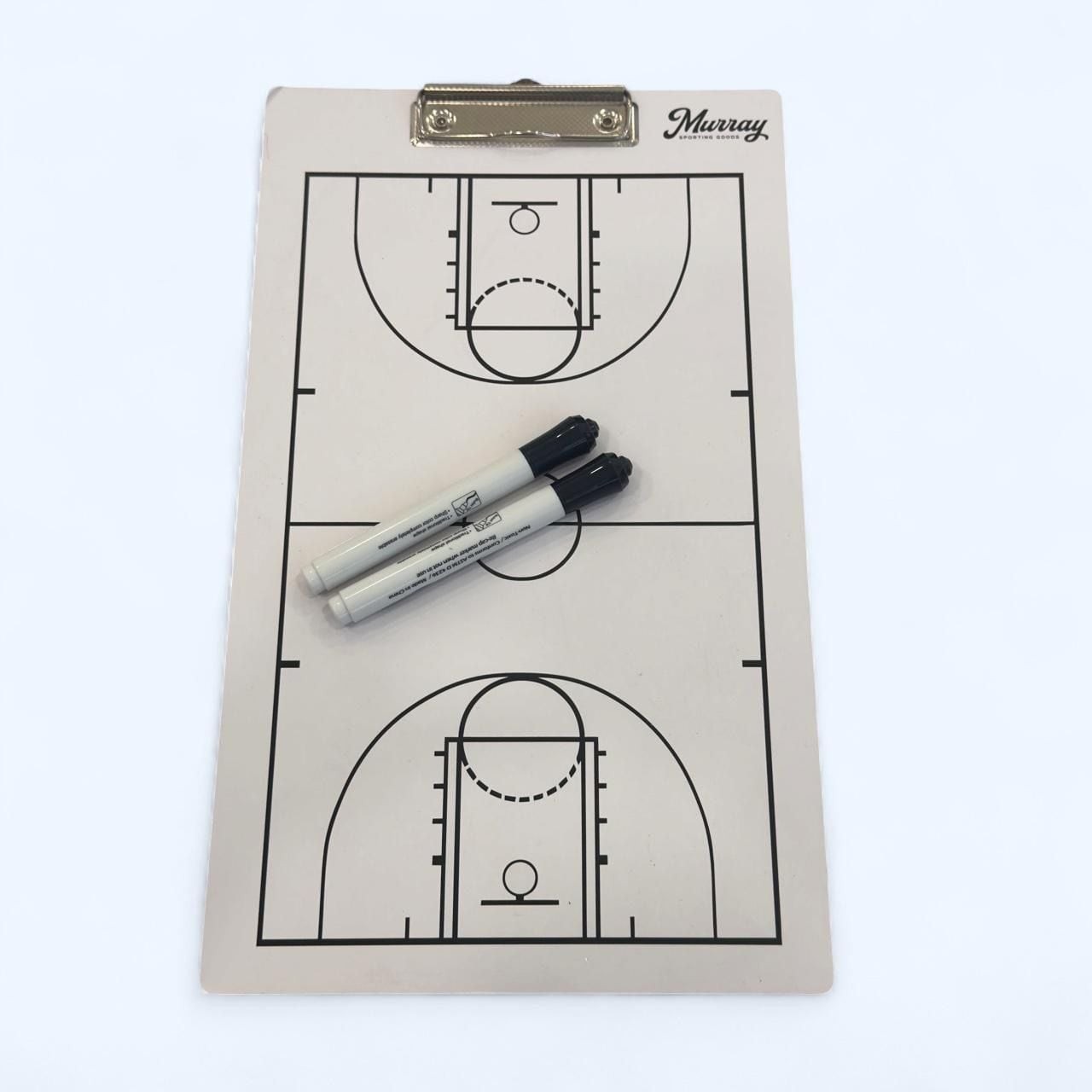 Murray Sporting Goods Basketball Dry Erase Coaches Clipboard