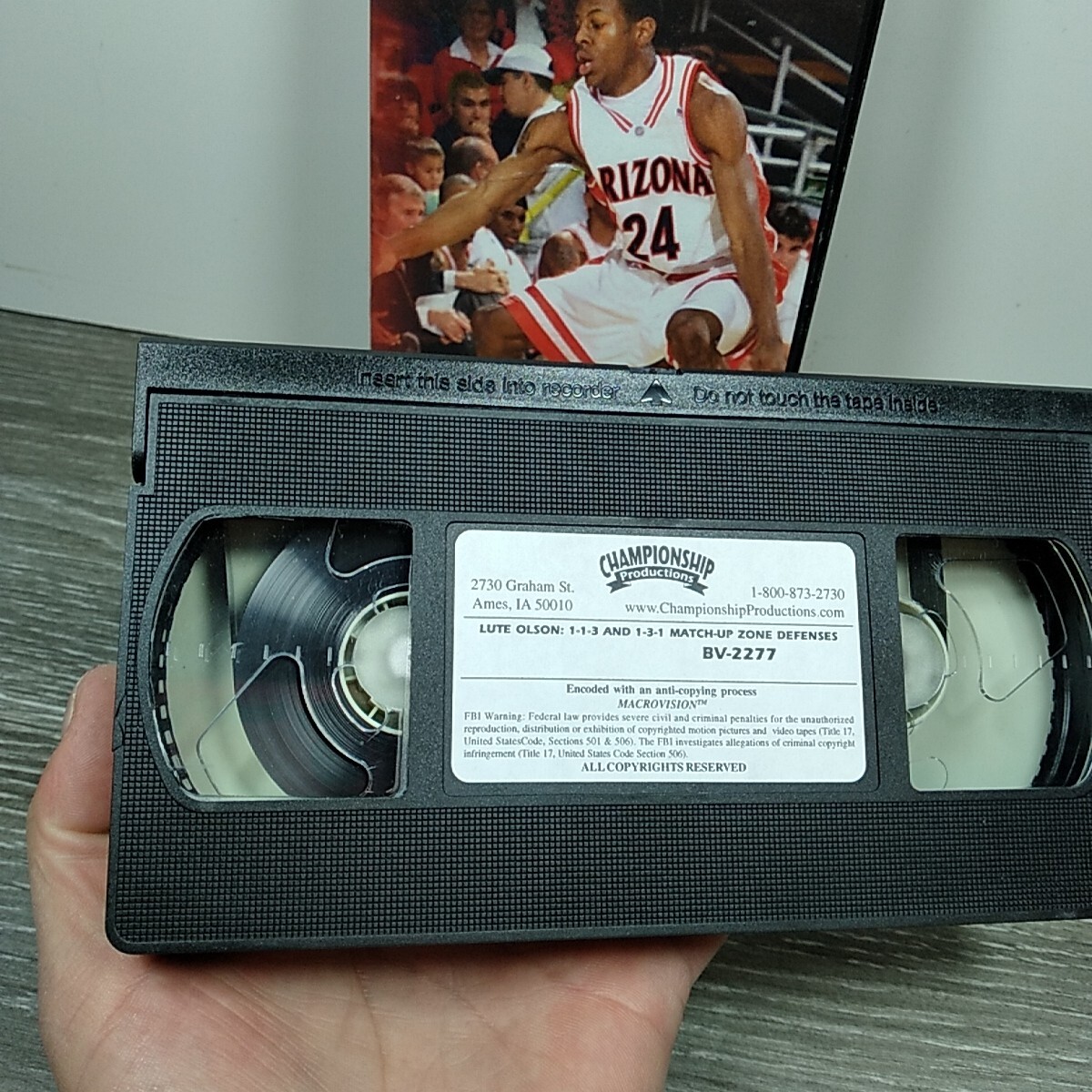 Lute Olson 1-1-3 and 1-3-1 Match-up Zone Defenses VHS Tested Good