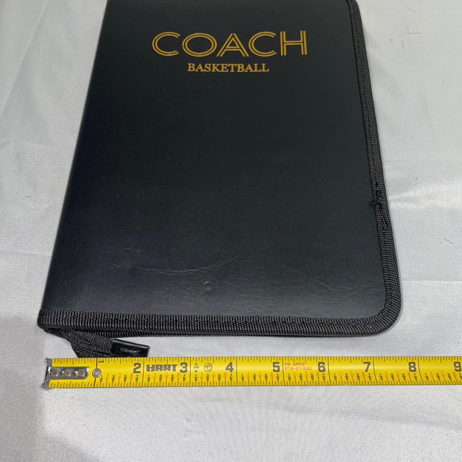 Basketball Coach Tactical Board Zippered Folder Dry Erase Playbook Portfolio
