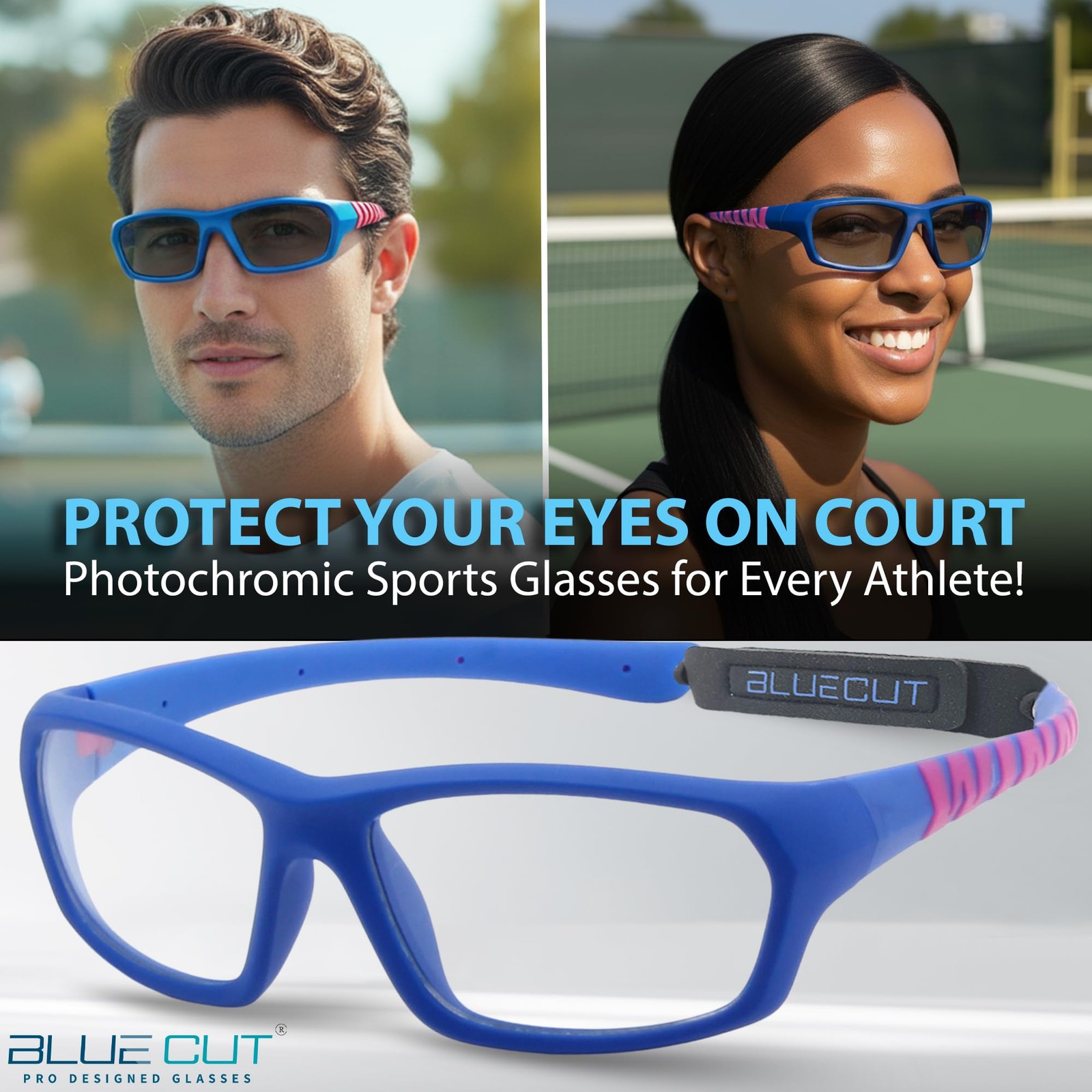 Sports Protection Goggles, Photochromic Lenses Safety Glasses for Basketball,…