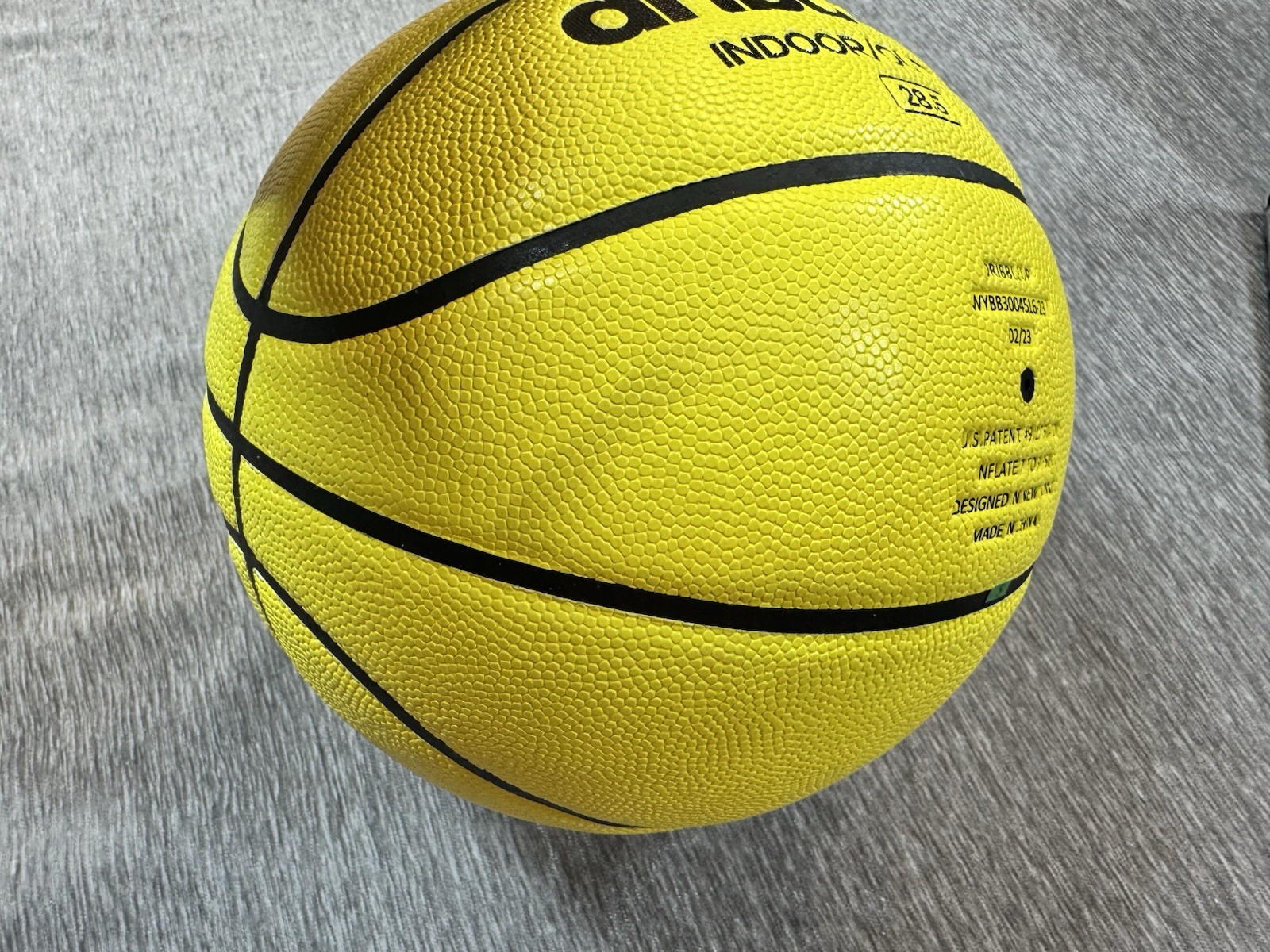 DRIBBLE UP Dribbleup SMART BASKETBALL 28.5 Junior Size Indoor Outdoor Yellow