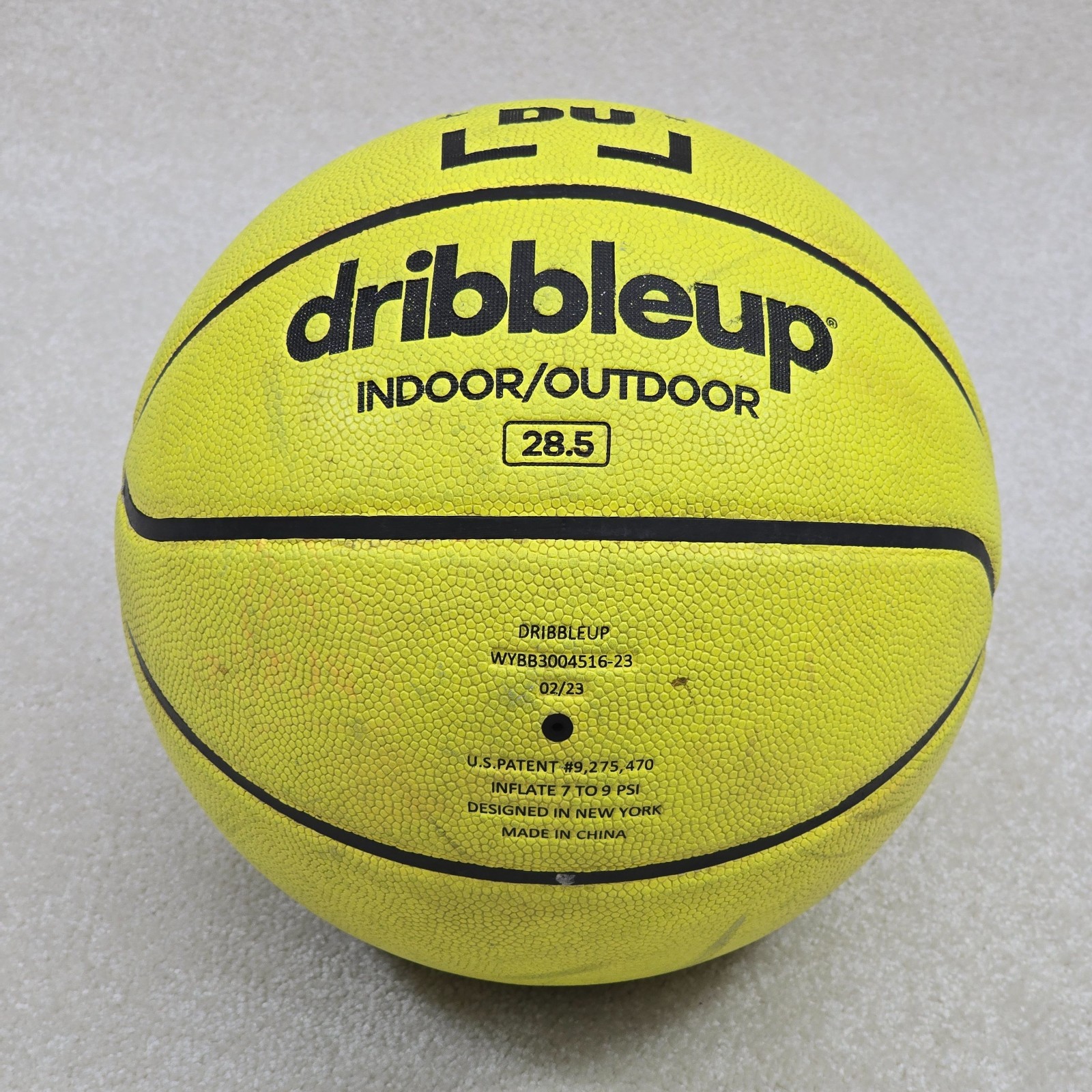 Dribble Up Smart Basketball Official Womens Size Indoor Outdoor 28.5 Basketball
