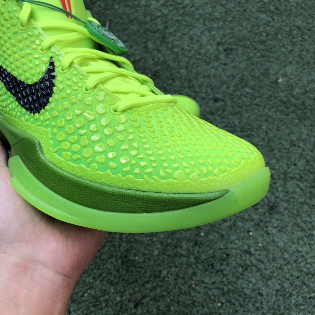 New NK Zoom Kobe 6 Protro Low Grinch CW2190-300 Mens Athletic Shoes Authentic