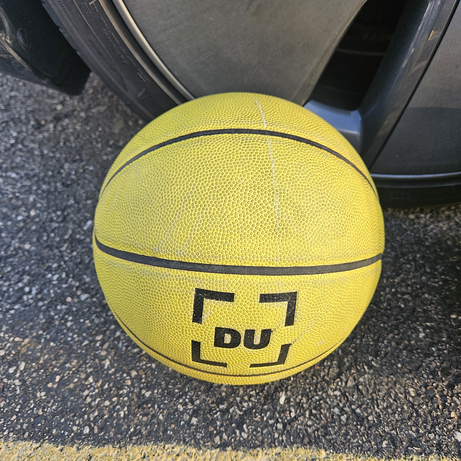 Dribble Up Yellow Smart Basketball Junior Size Indoor/Outdoor Ball Only