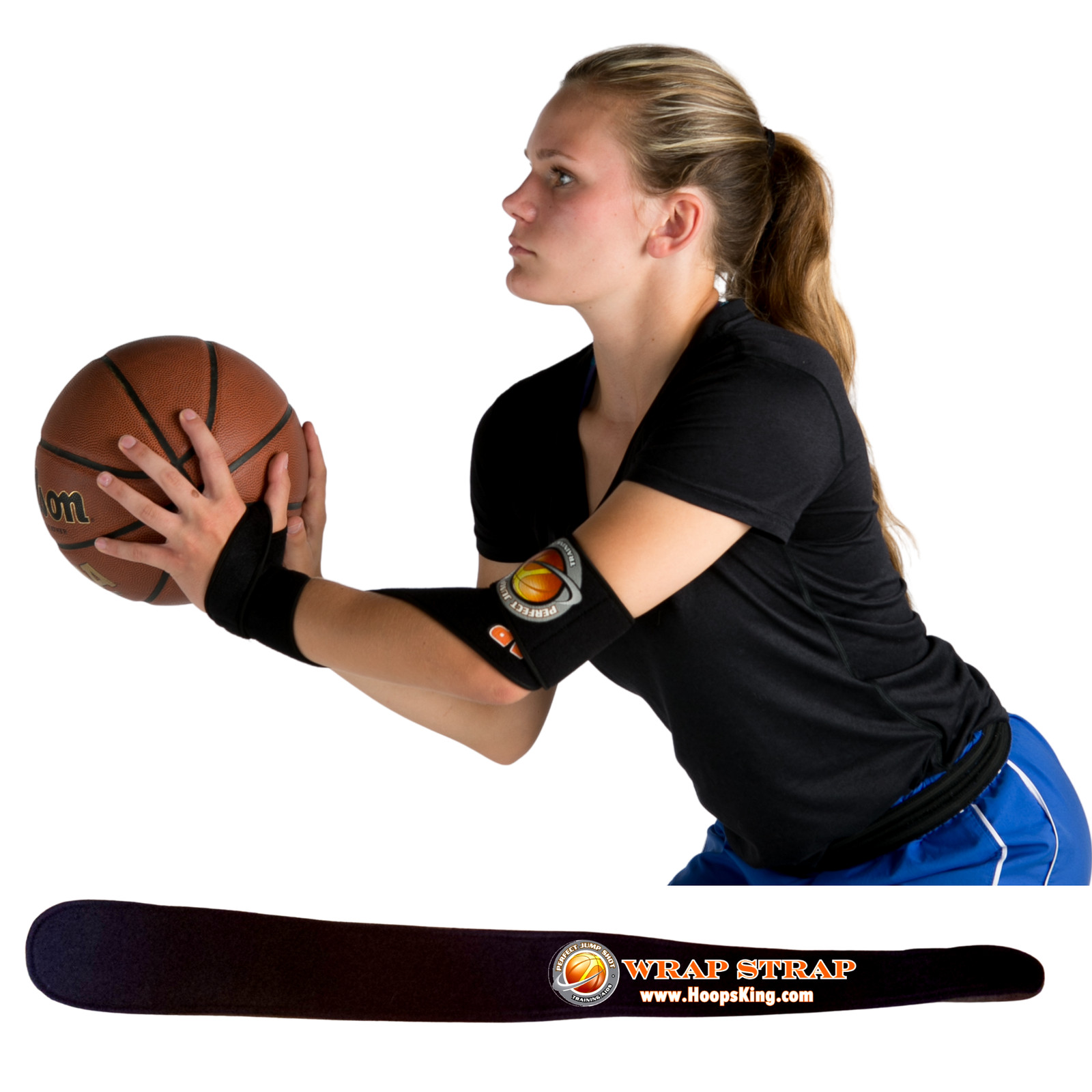 Wrap Strap Basketball Shot Training Aid for the Off Hand – Make More Shots