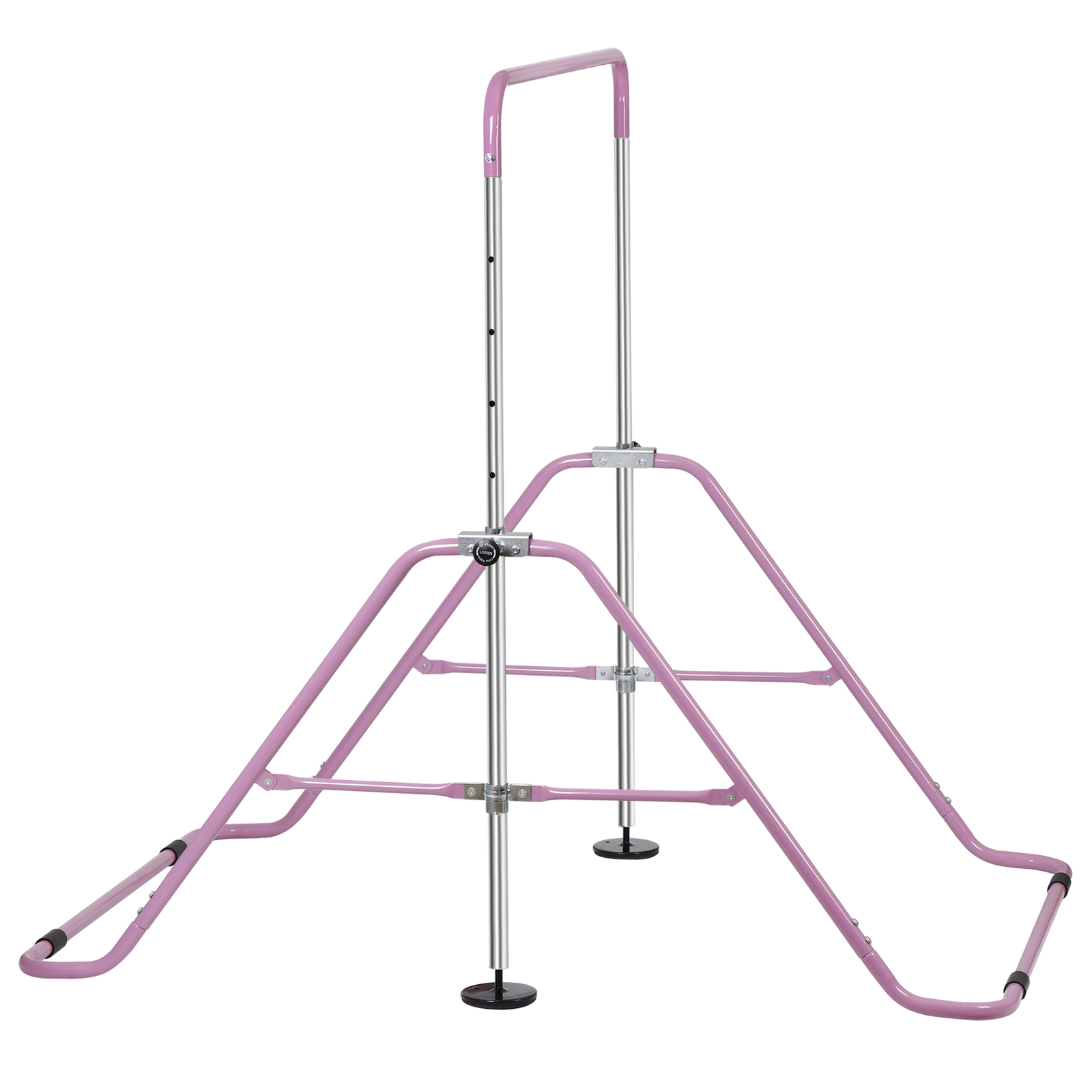 Gymnastics Training Bar Height Adjustable 35″ to 51″ Horizontal Kip Bar for Kids
