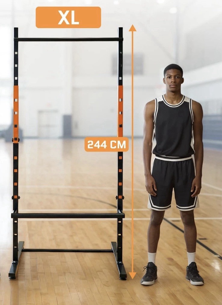 ACELETIQS Basketball Shooting Trainer Adjustable Shot Arc Form Trainer Indoor