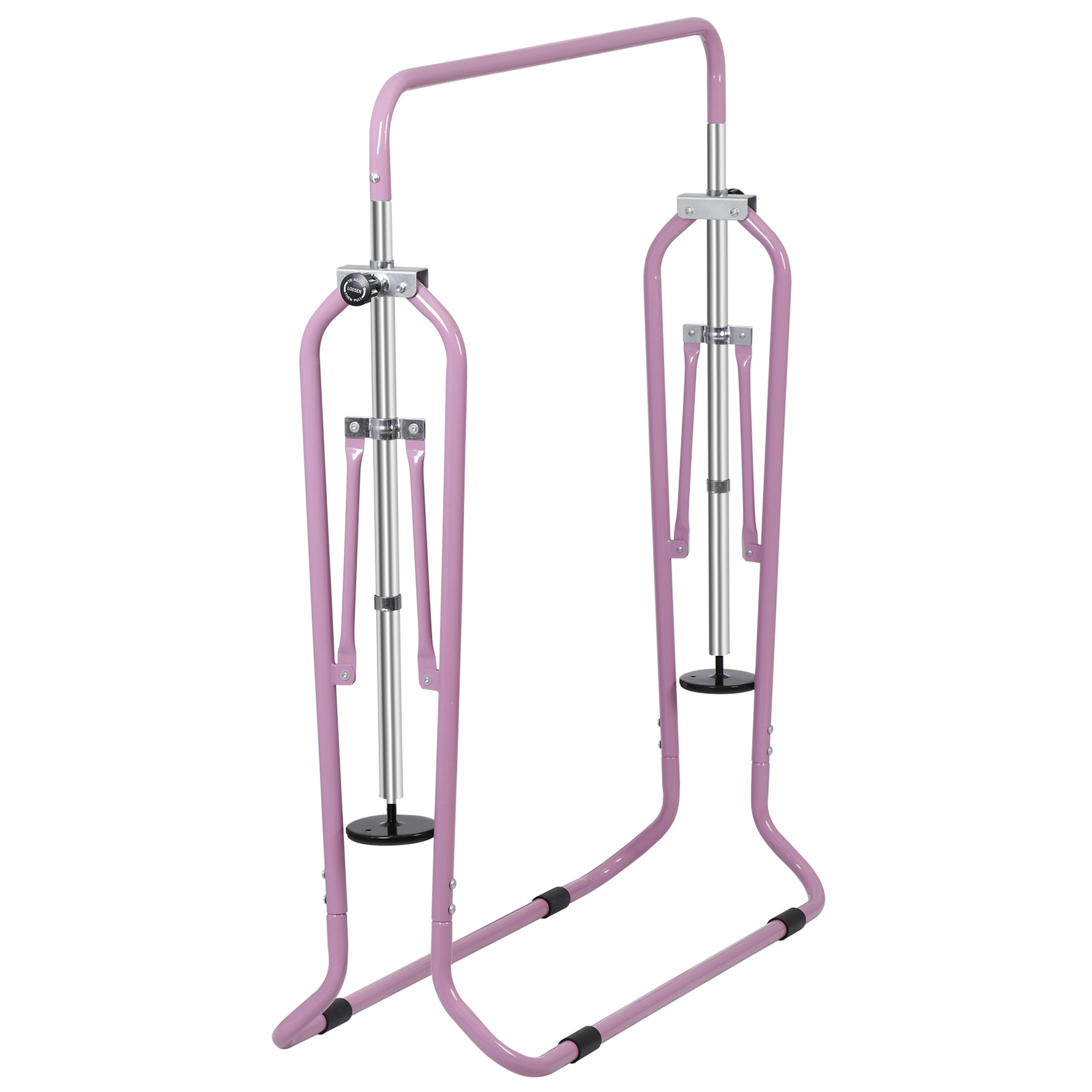 Gymnastics Training Bar Height Adjustable 35″ to 51″ Horizontal Kip Bar for Kids