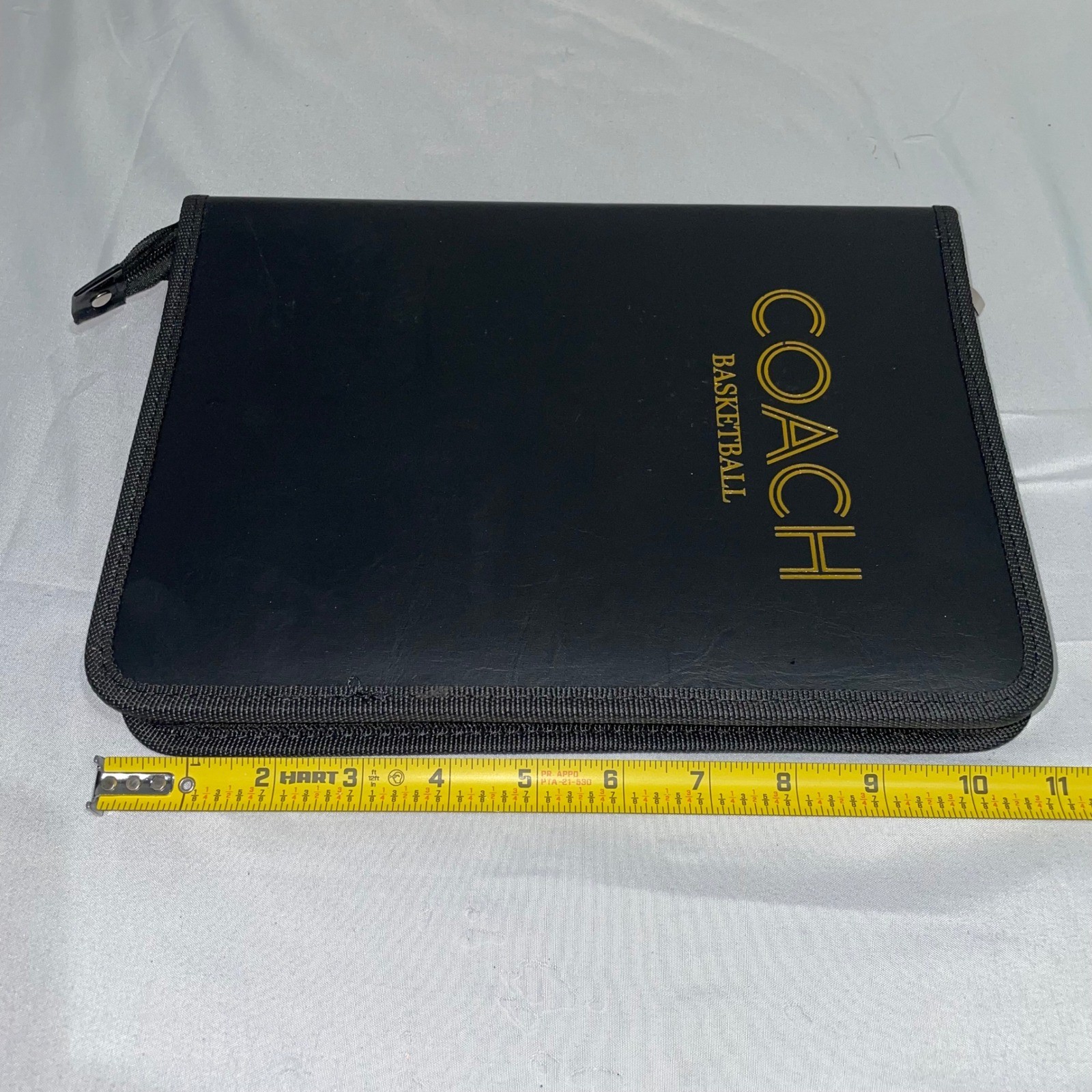 Basketball Coach Tactical Board Zippered Folder Dry Erase Playbook Portfolio
