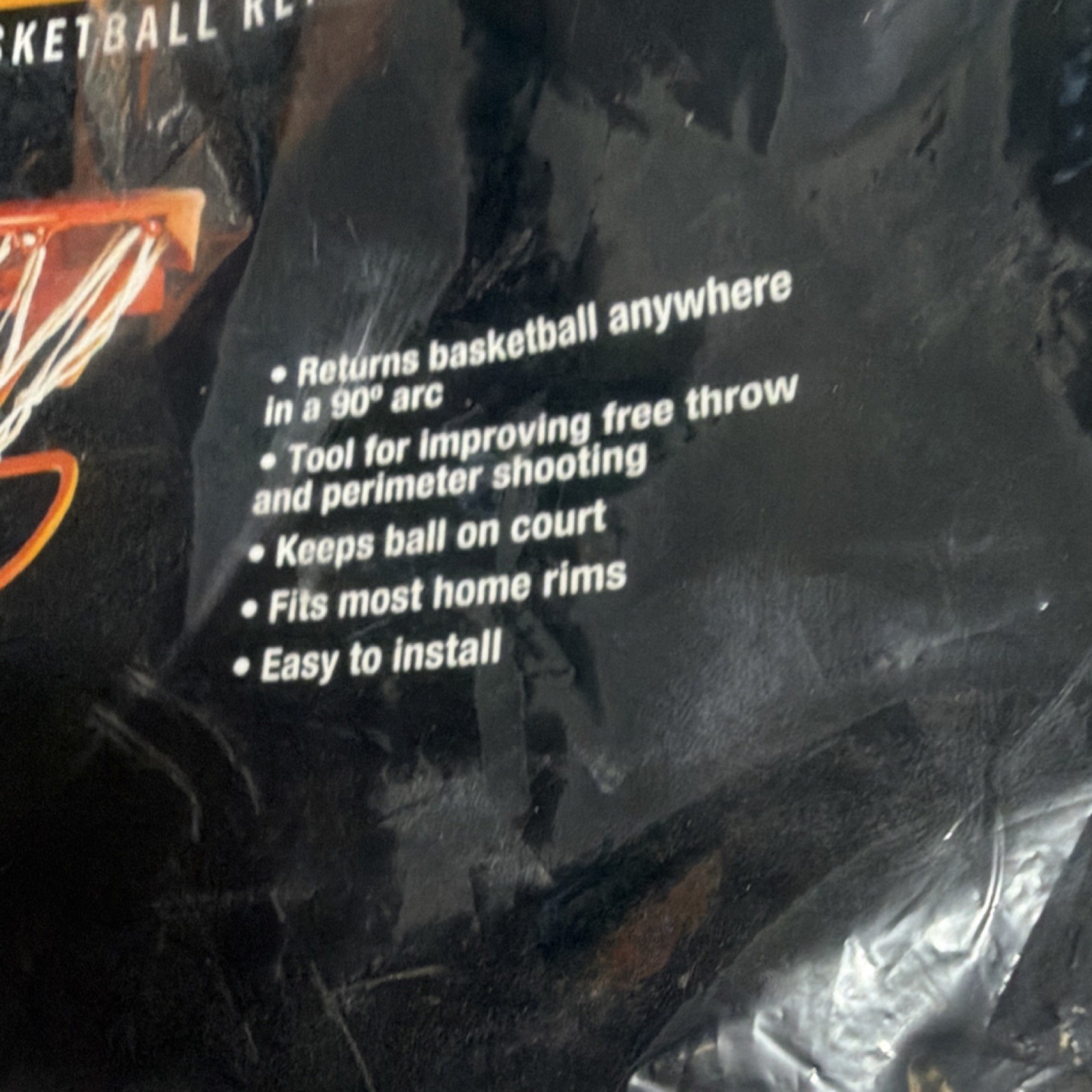 Spalding Back Atcha Basketball Return Easy to Install Home Rims Orange 1C