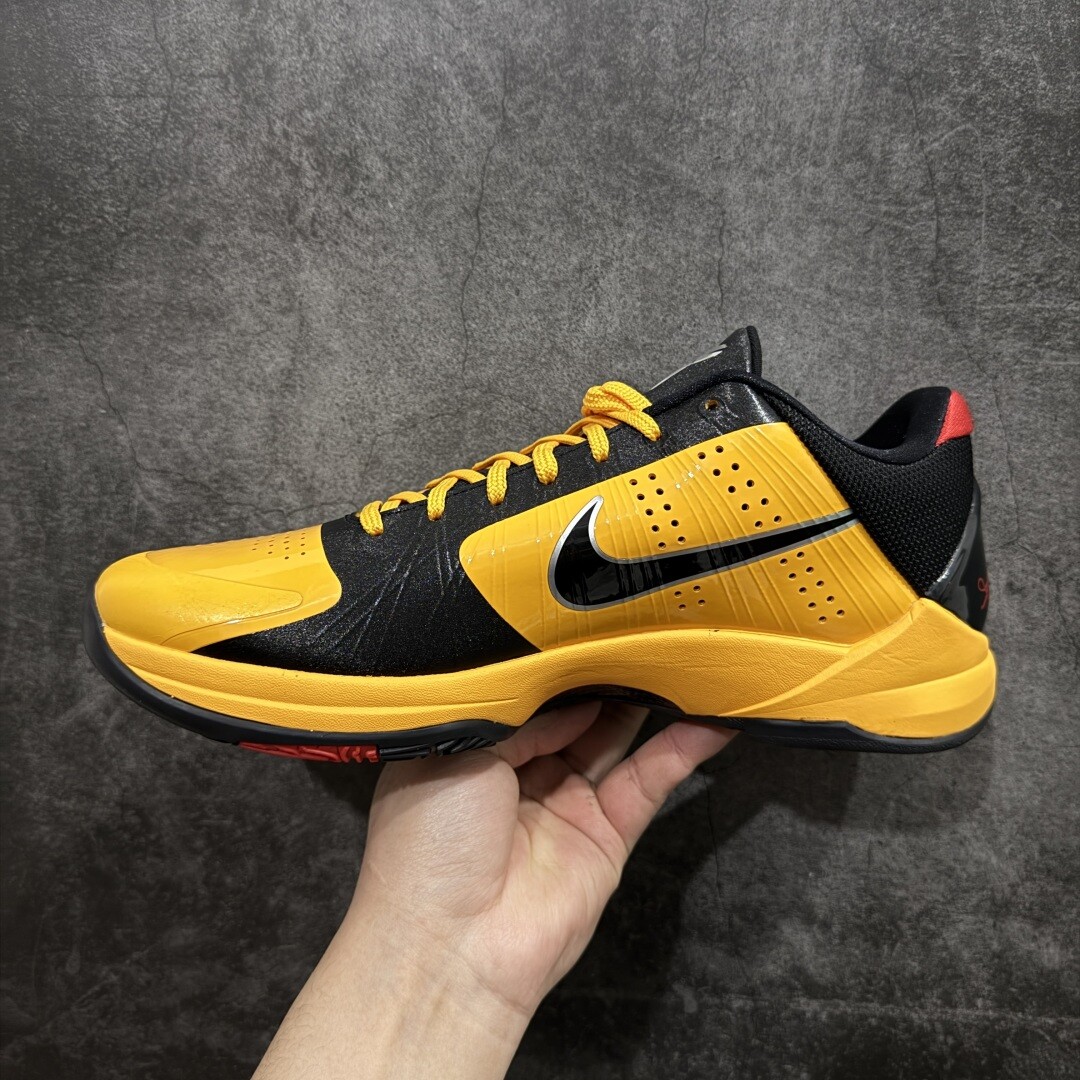 New NK Zoom Kobe ZK5 “Bruce Lee” CD4991-700 Yellow Mens Athletic Shoes Authentic
