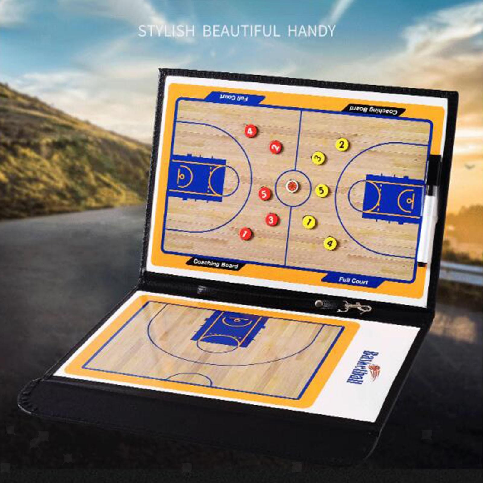 Basketball Coaching Clipboard Kit with Erase Coaches Board for Accessories