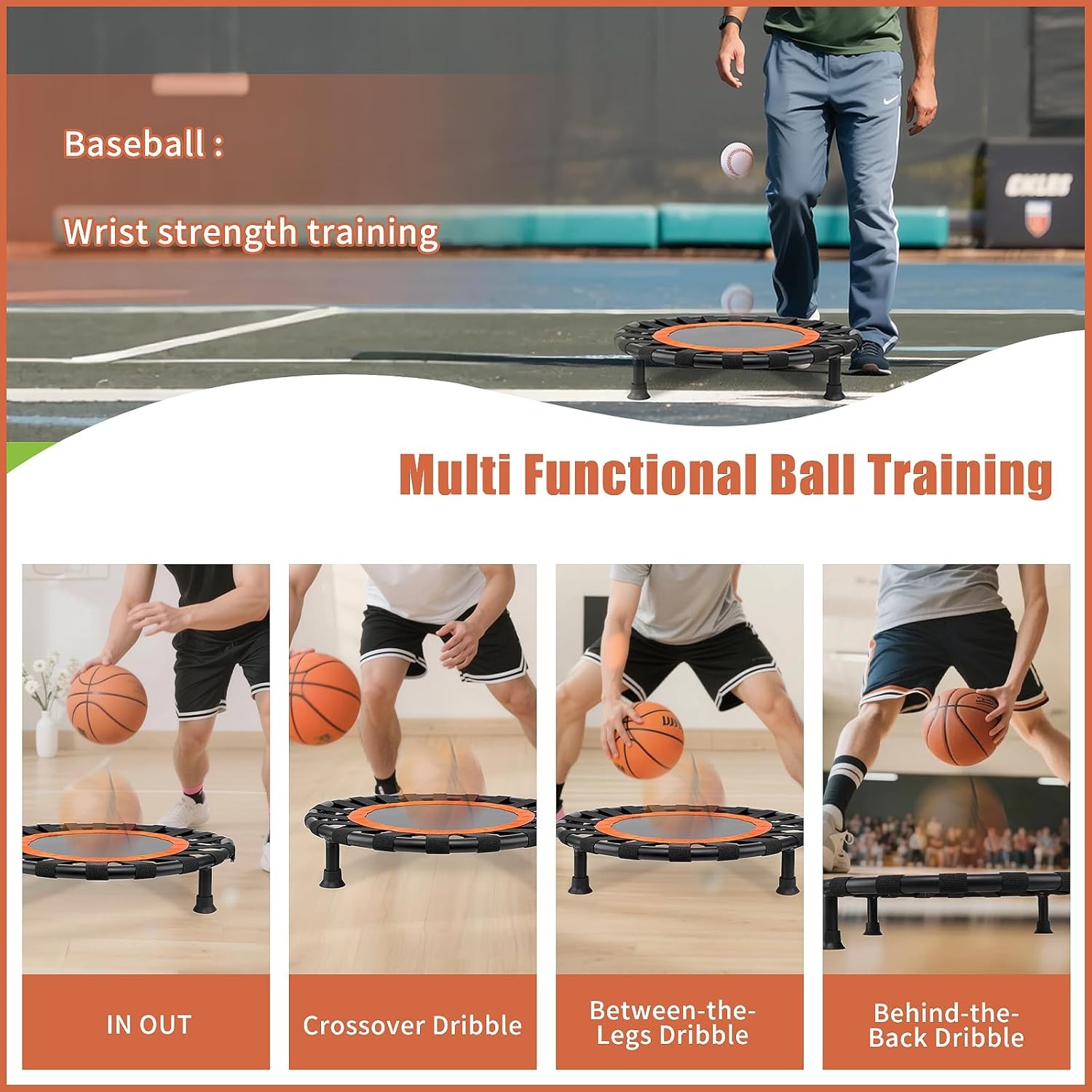 Portable Basketball Training Aid Basketball Training Equipment Indoor or Outdoor