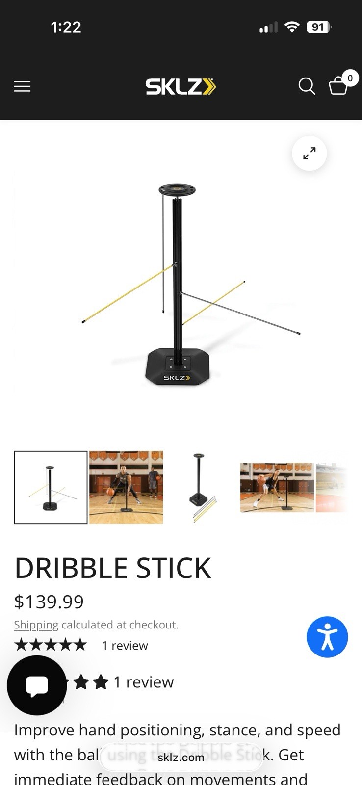 SKLZ Dribble Stick Basketball Trainer