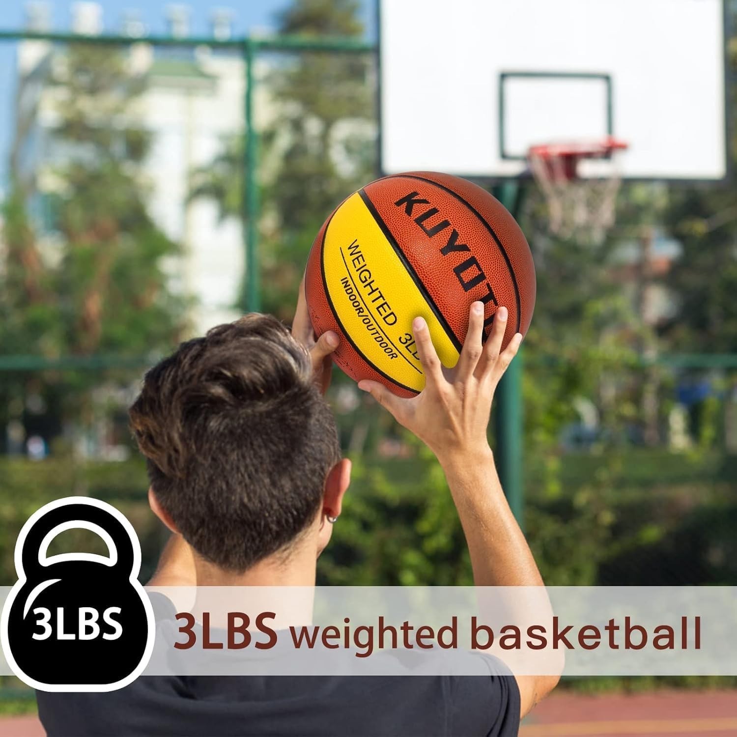 Professional 3.3lbs Weighted Basketball – Elevate Handling & Control Skills
